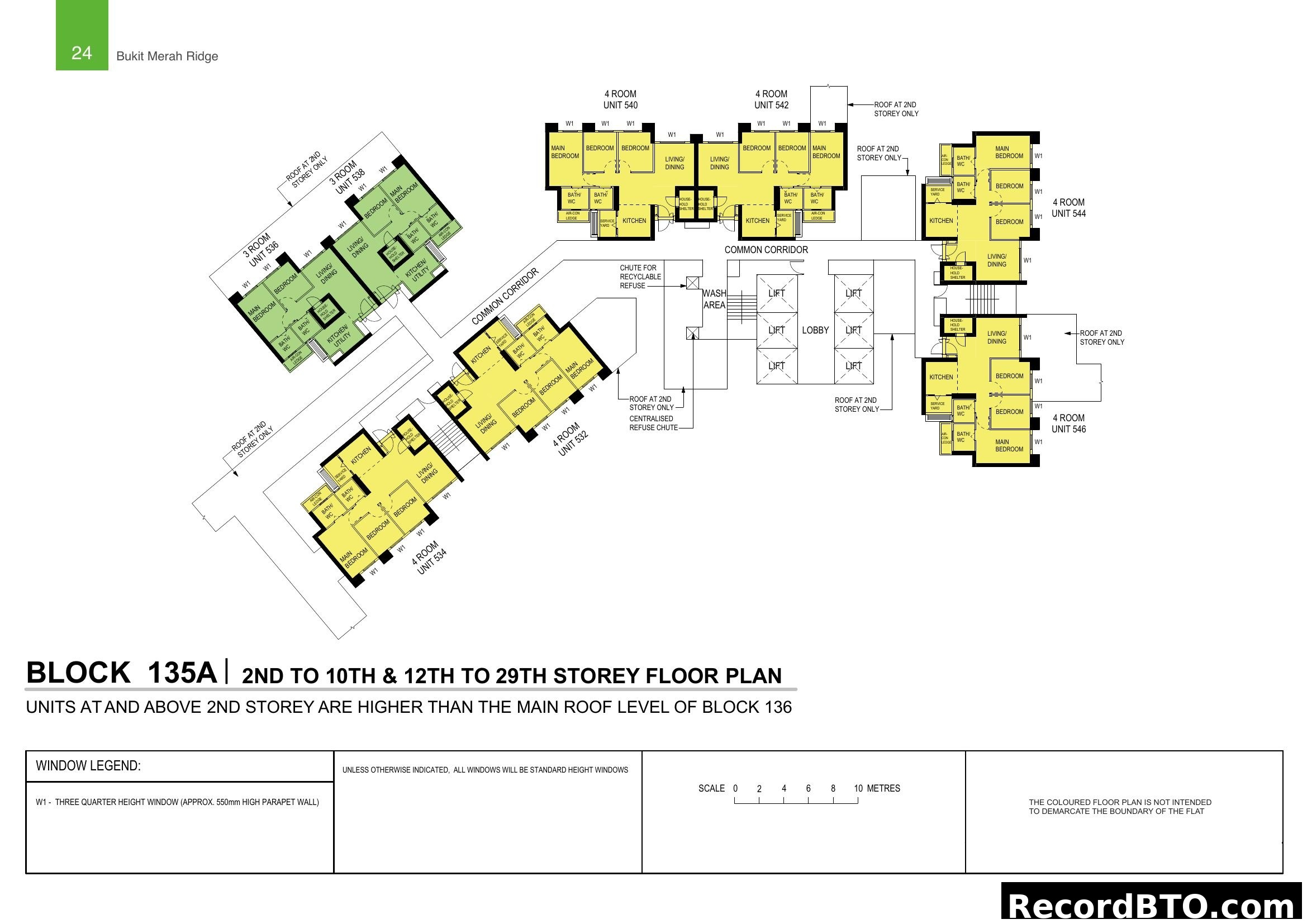 Block 135A Floor Plan (2nd to 29th Storey)
