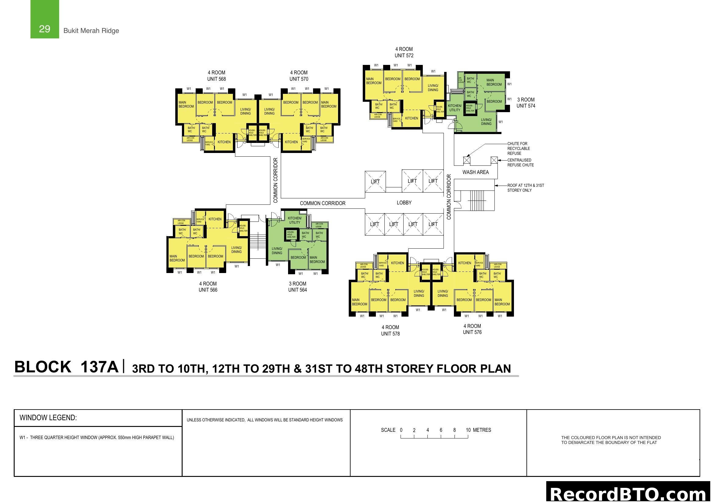 Bukit Merah Ridge Block 137A Storey Floor Plan