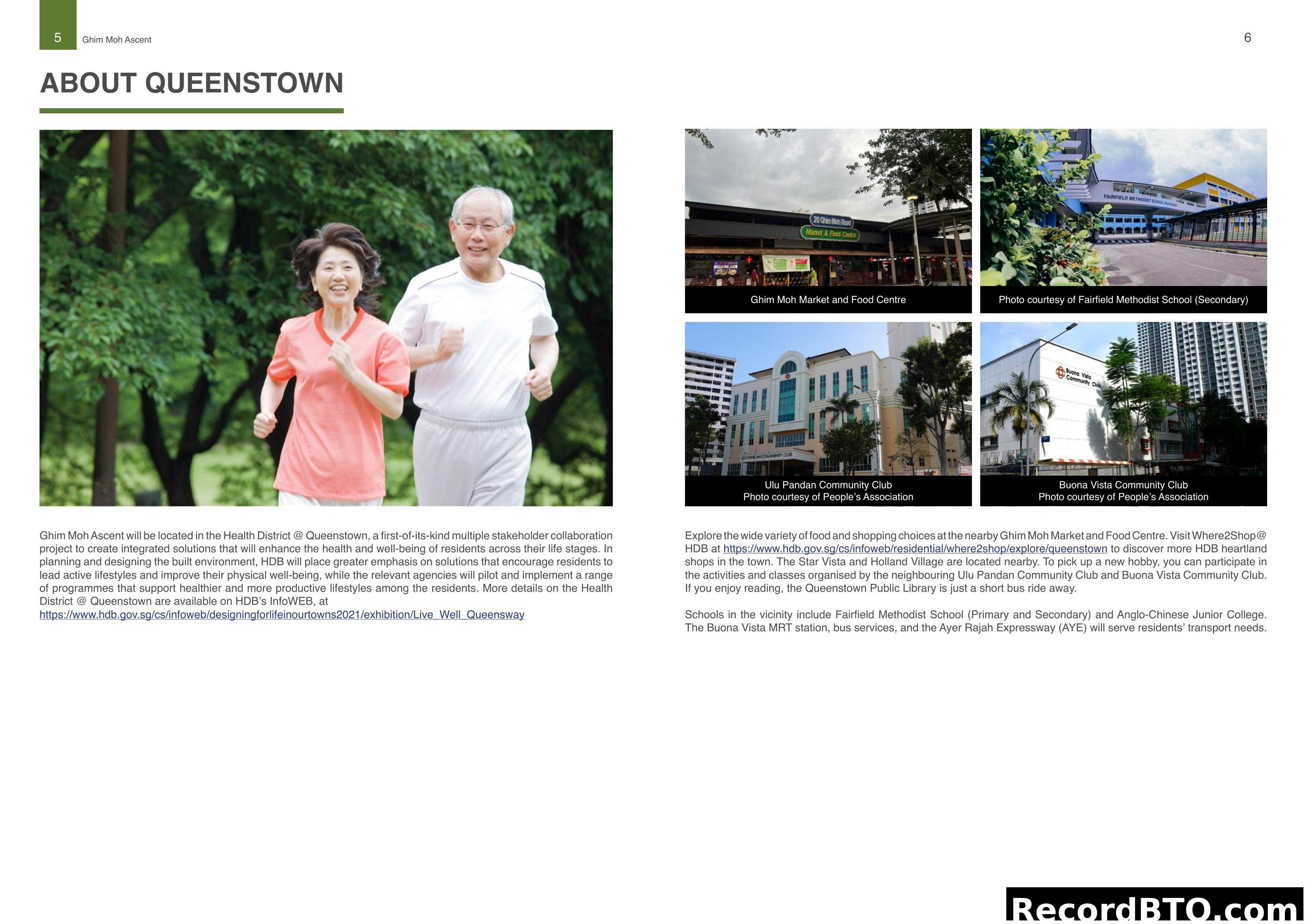 Ghim Moh Ascent: About Queenstown & Amenities