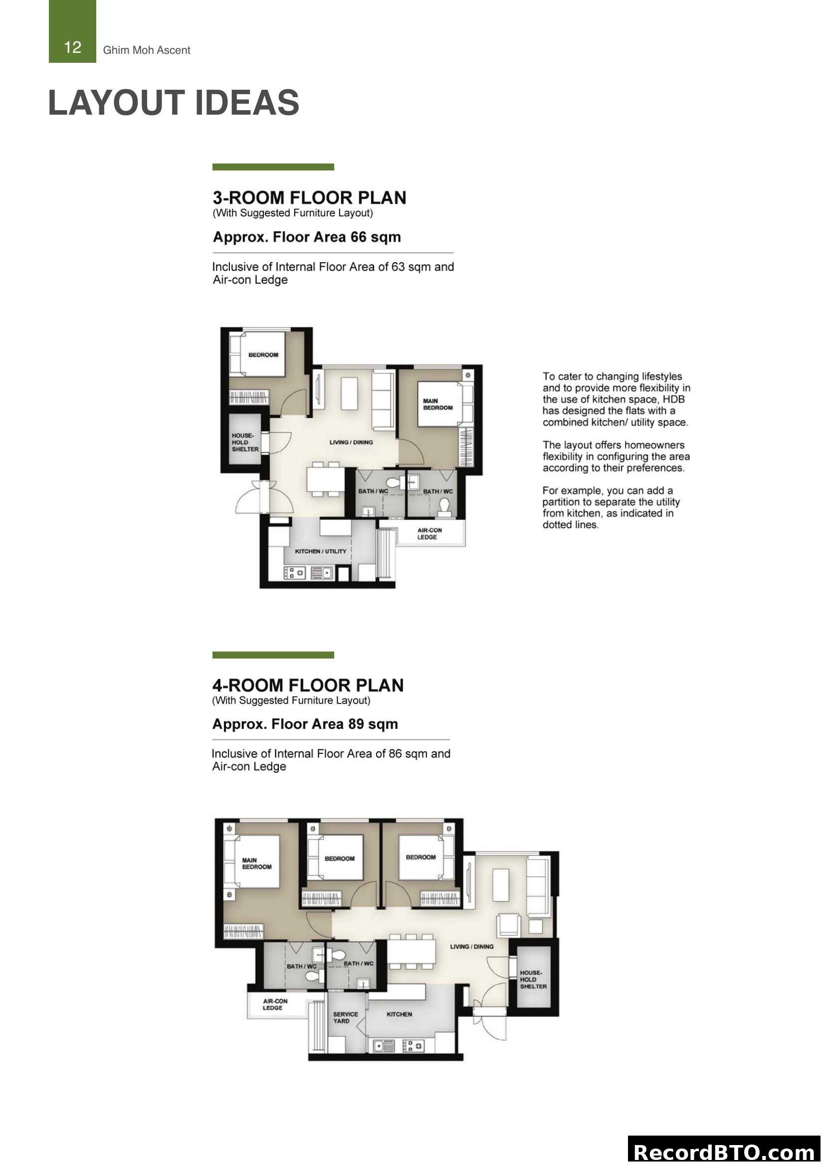 Ghim Moh Ascent Layout Ideas