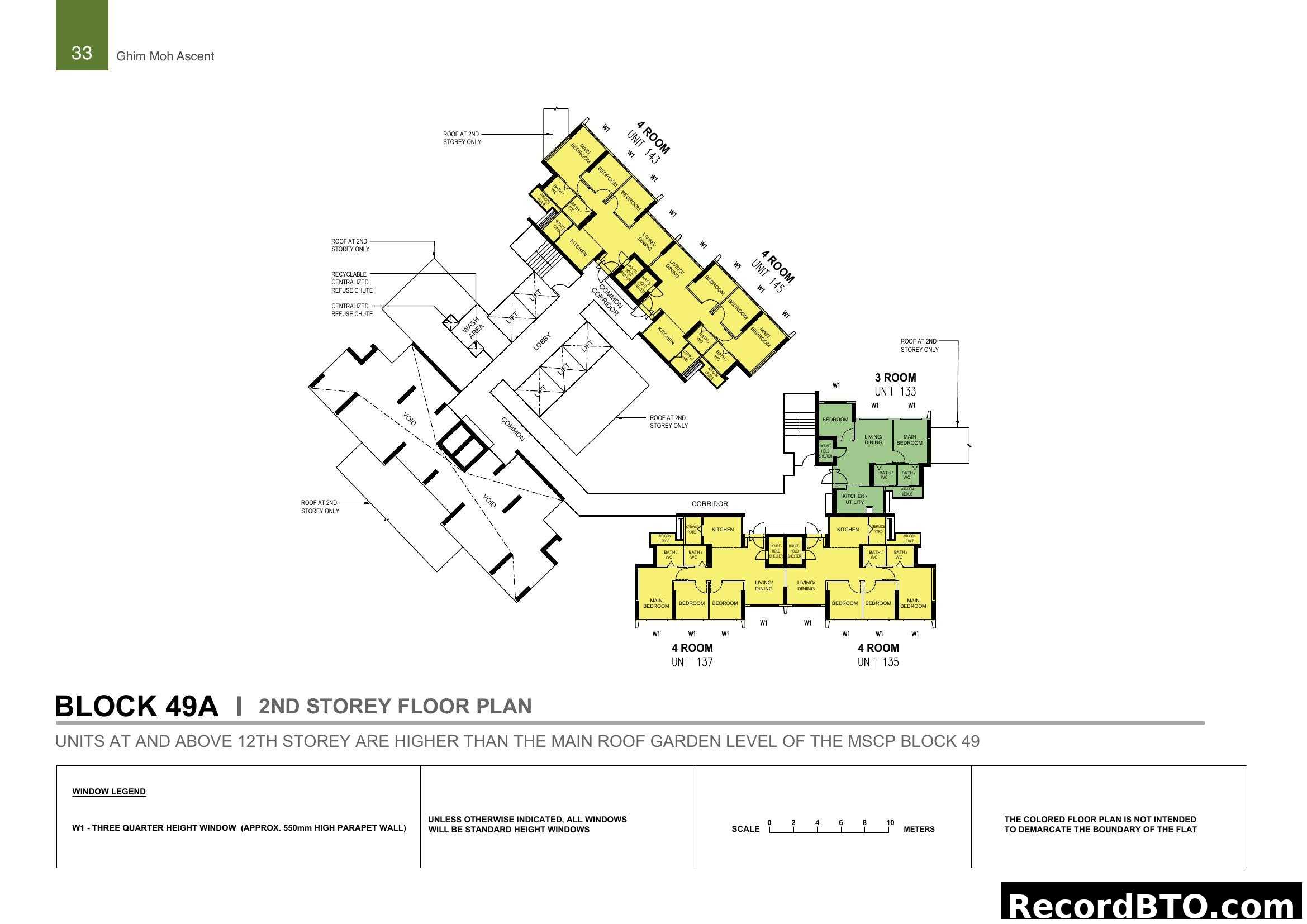 Block 49A 2nd Storey Floor Plan - Ghim Moh Ascent