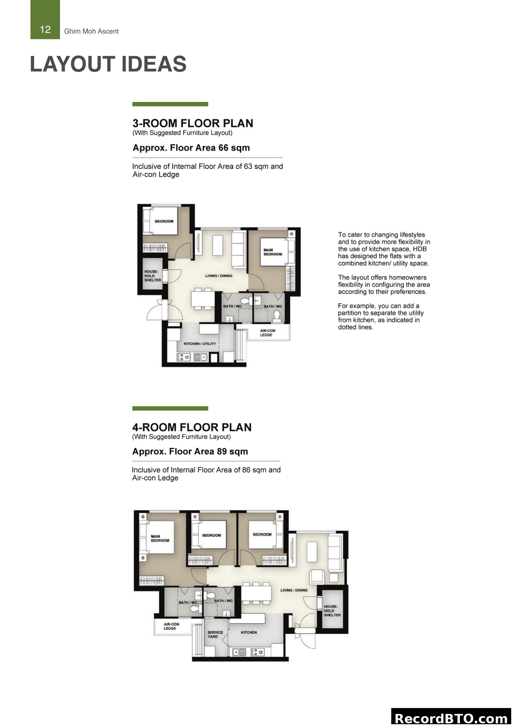 Ghim Moh Ascent Layout Ideas