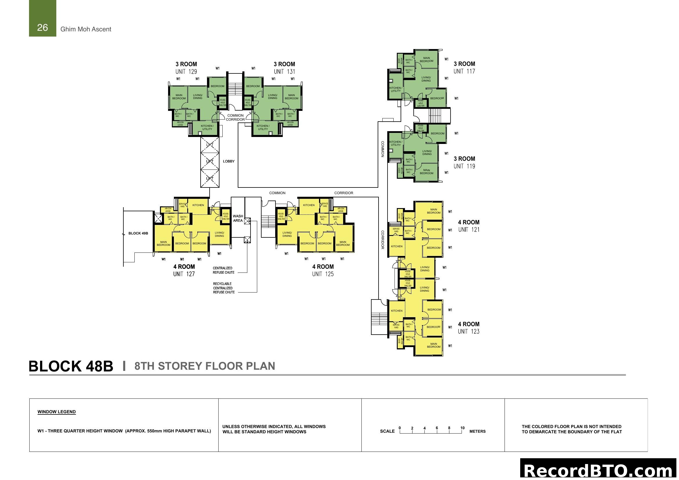 Block 48B, 8th Storey Floor Plan