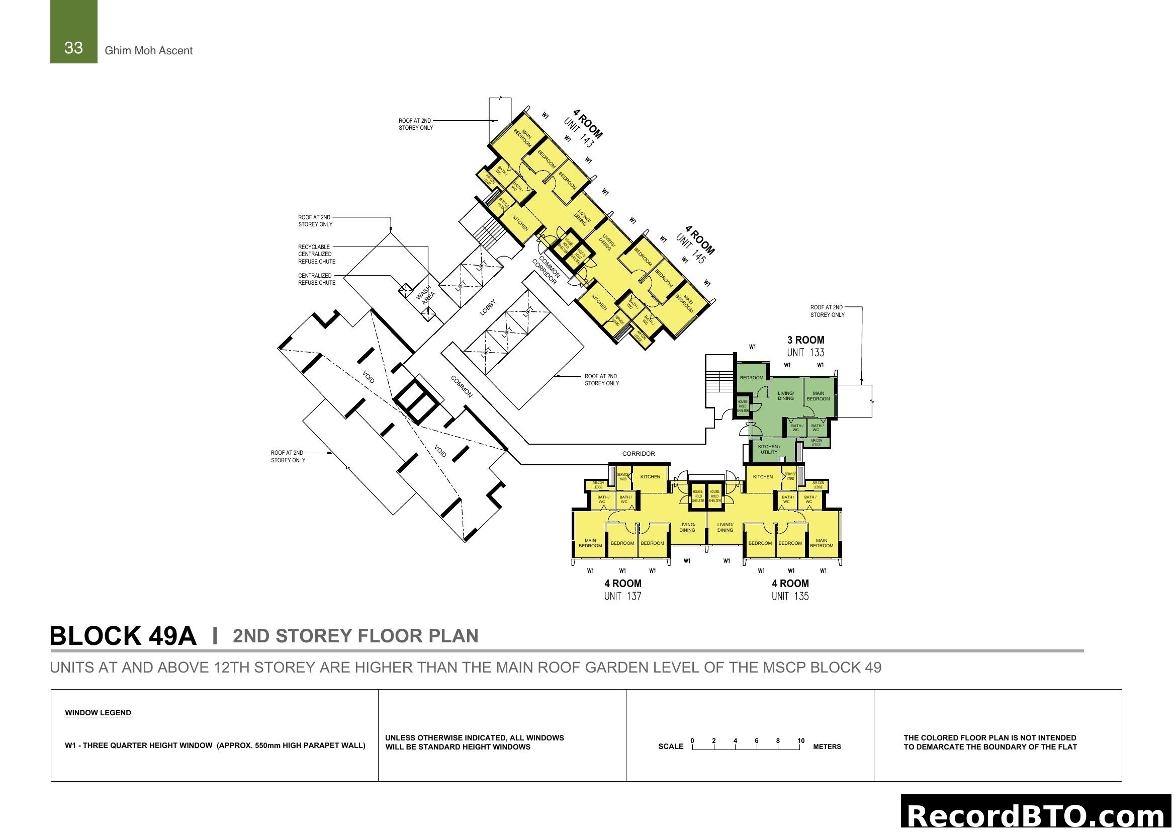 Block 49A 2nd Storey Floor Plan - Ghim Moh Ascent