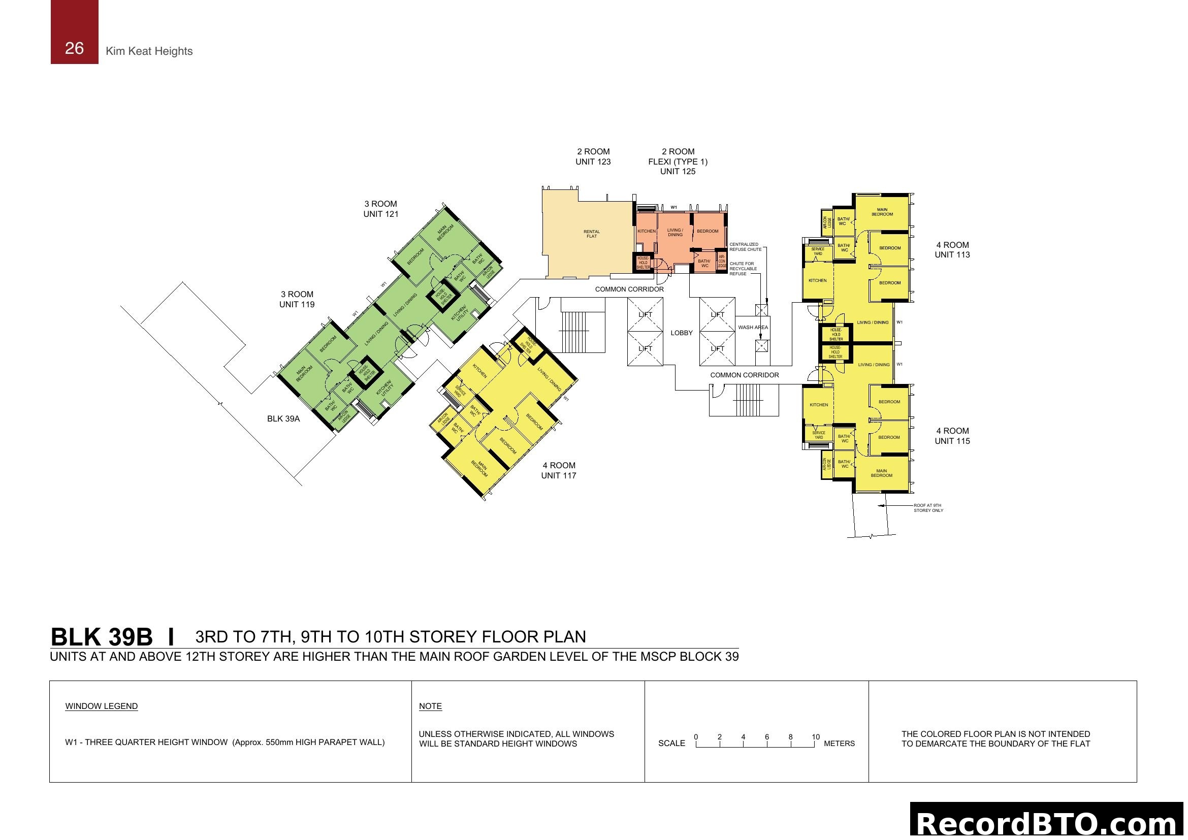 Kim Keat Heights Block 39B Floor Plan