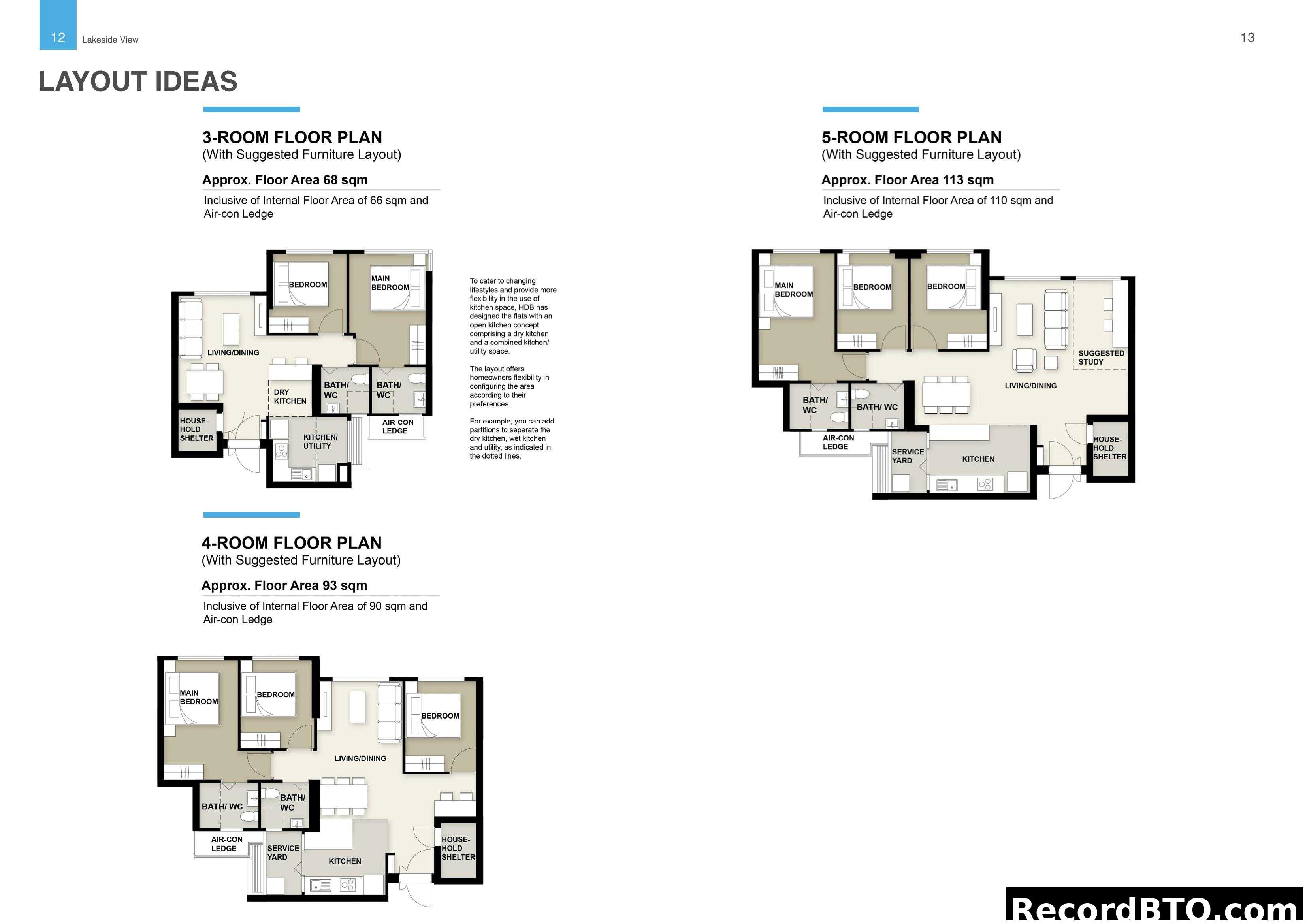 Lakeside View: Floor Plan Layout Ideas