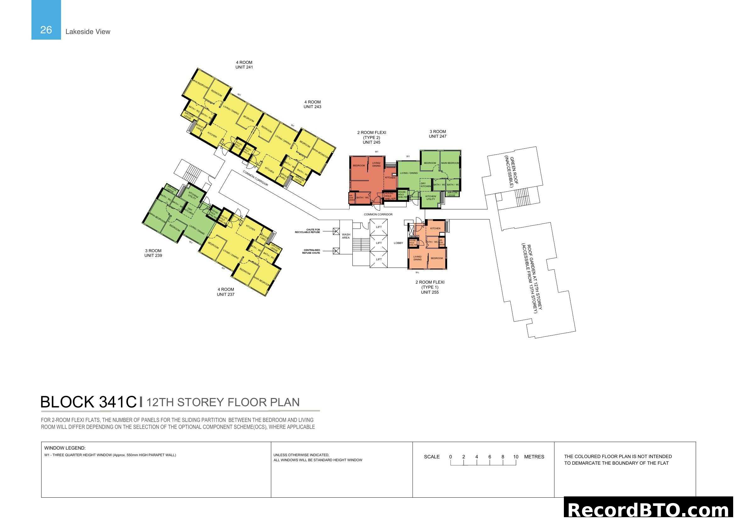 Block 341CI 12th Storey Floor Plan