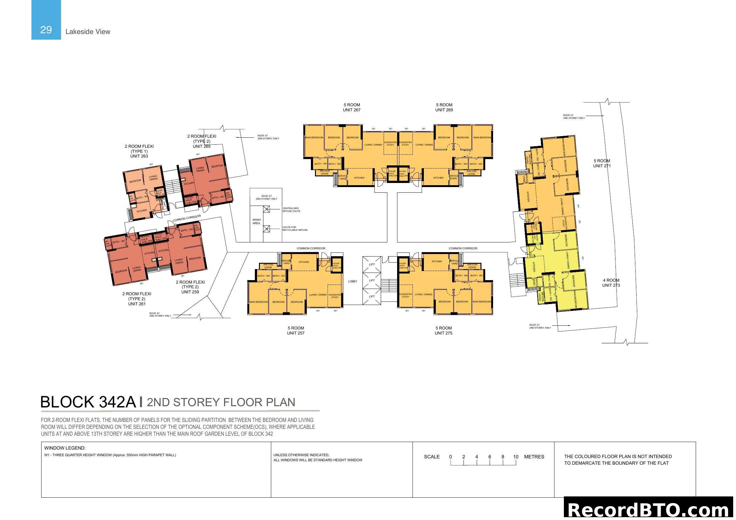 Block 342A 2nd Storey Floor Plan