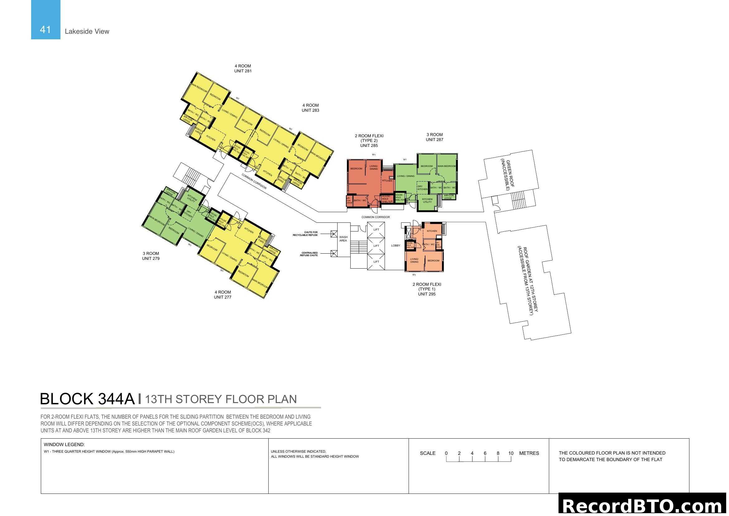 Block 344A, 13th Storey Floor Plan
