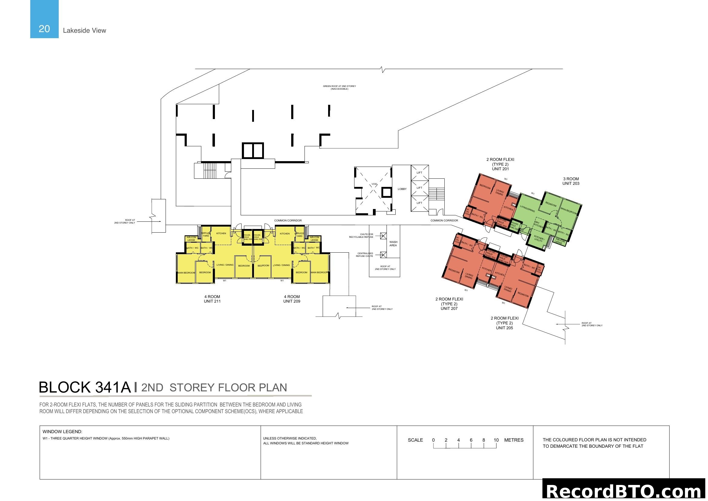 Block 341A 2nd Storey Floor Plan
