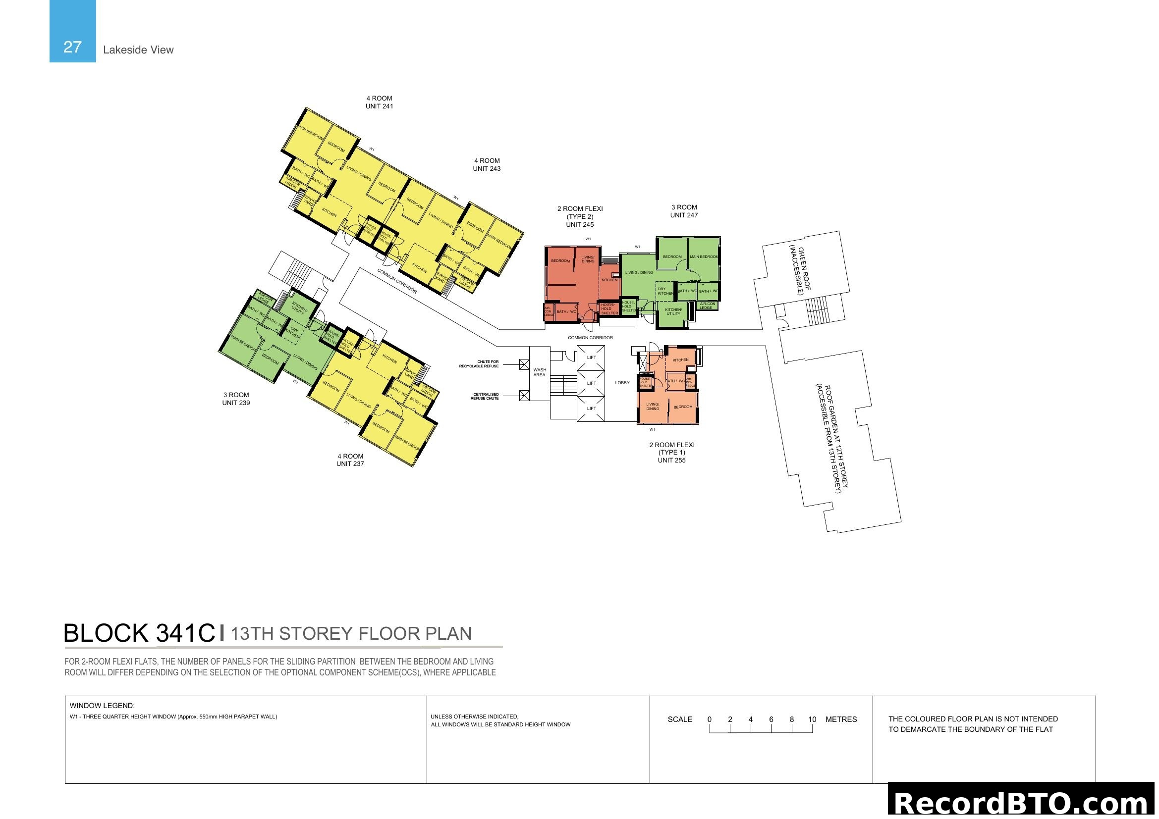 Block 341CI 13th Storey Floor Plan