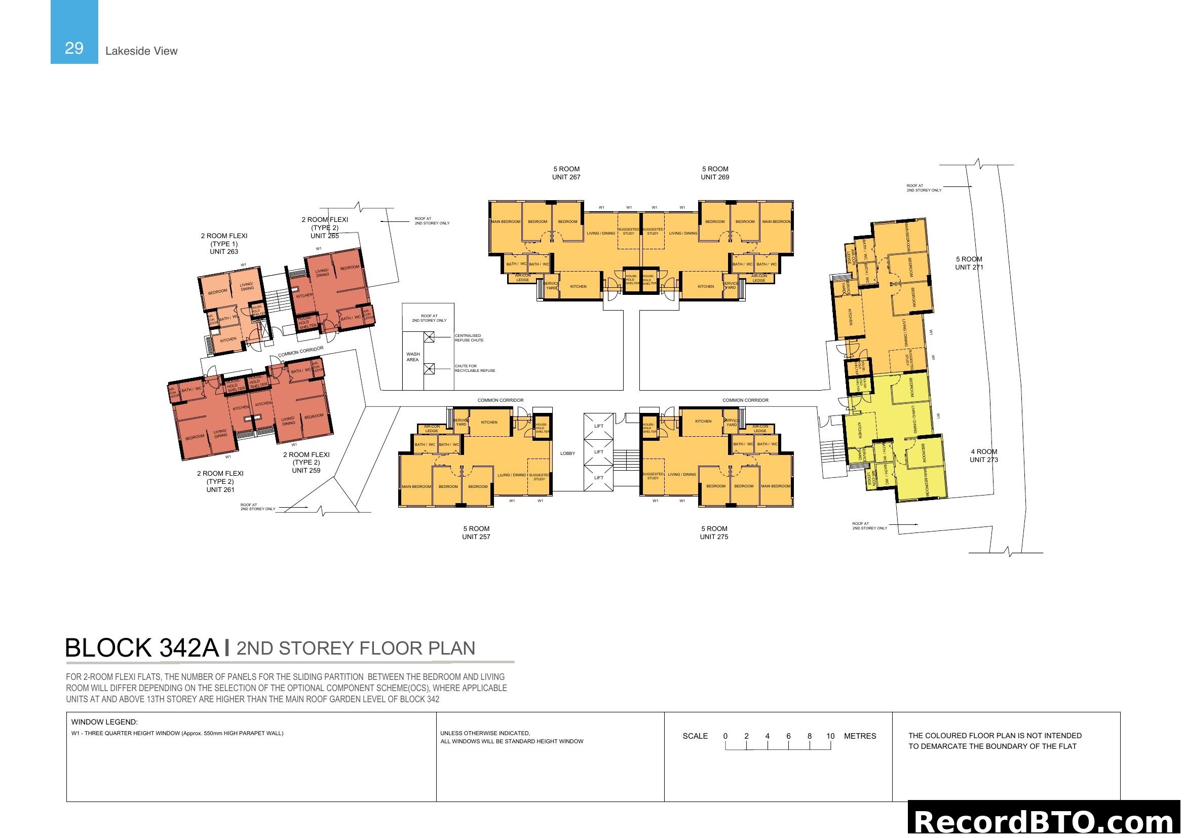 Block 342A 2nd Storey Floor Plan