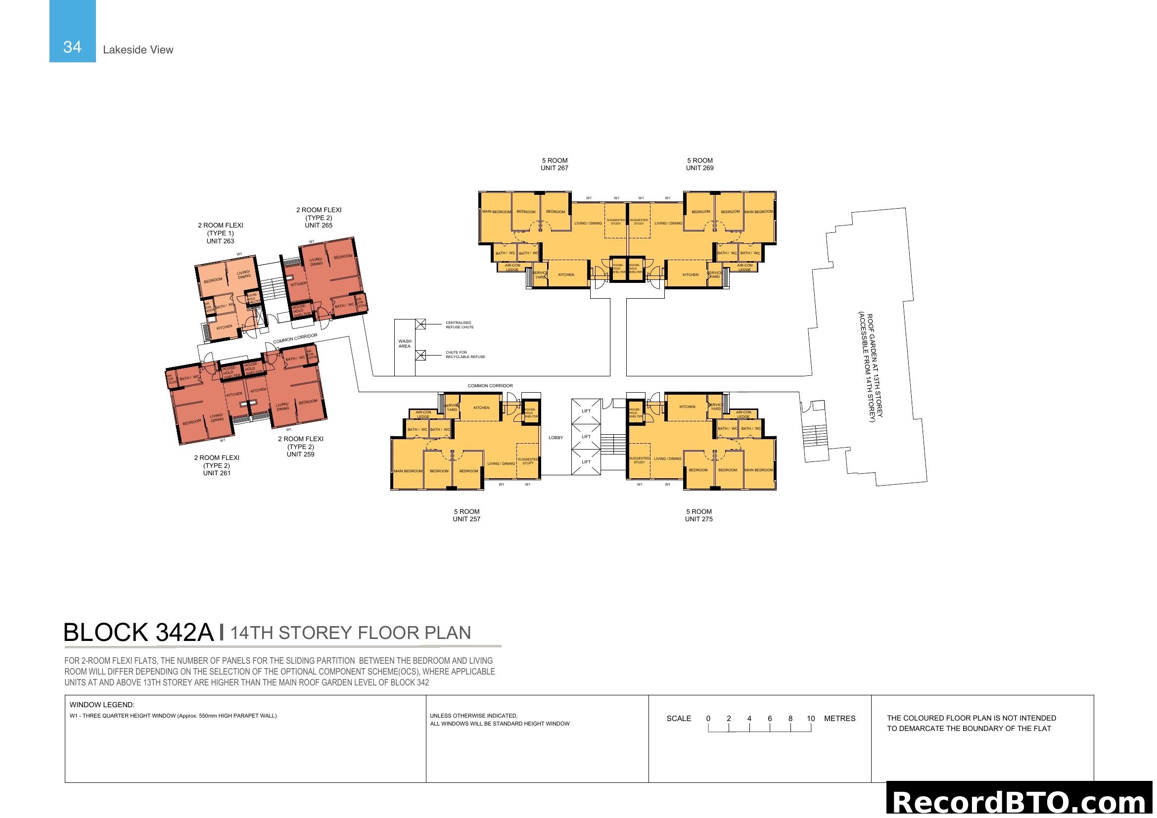 Block 342A 14th Storey Floor Plan
