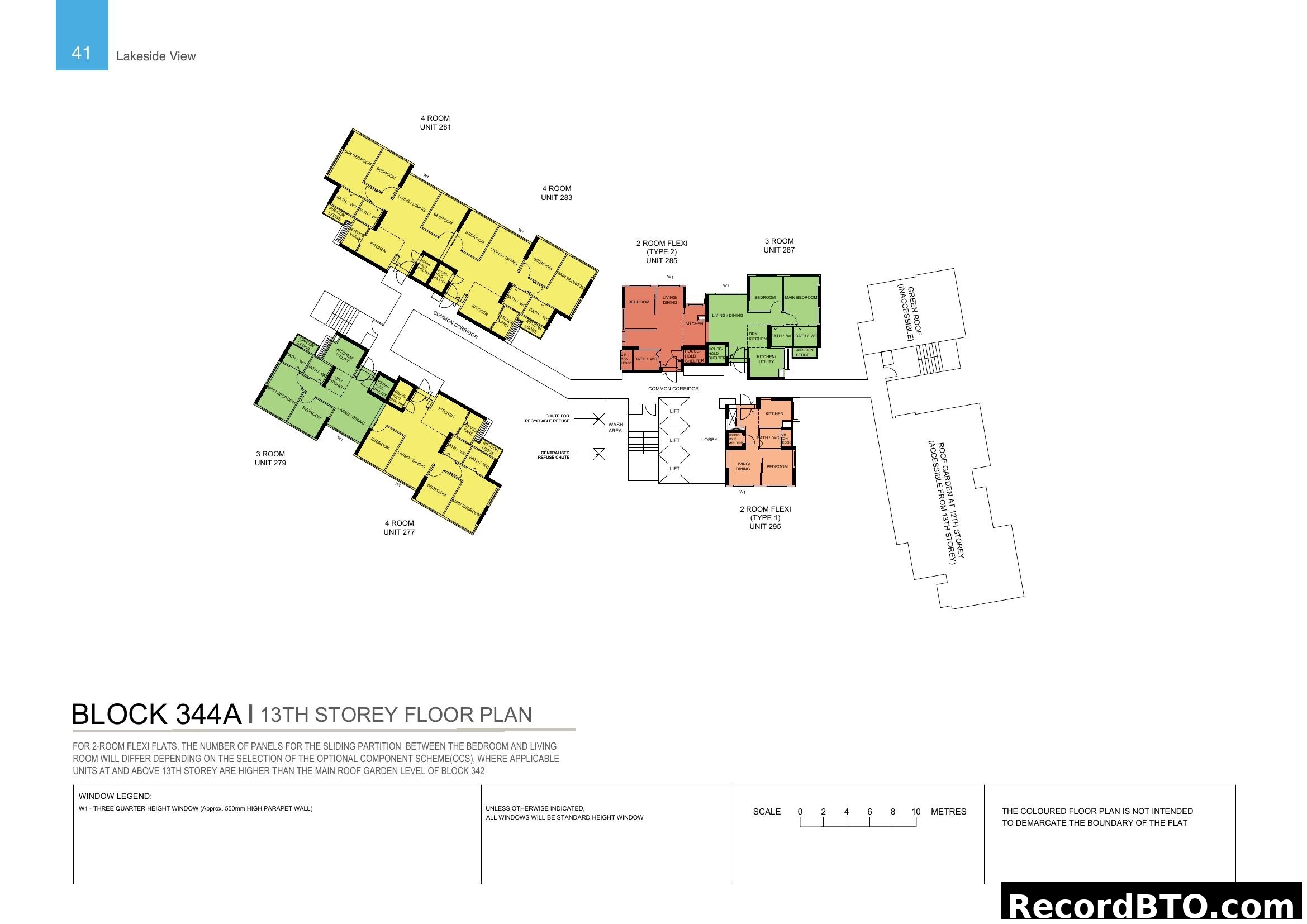 Block 344A, 13th Storey Floor Plan