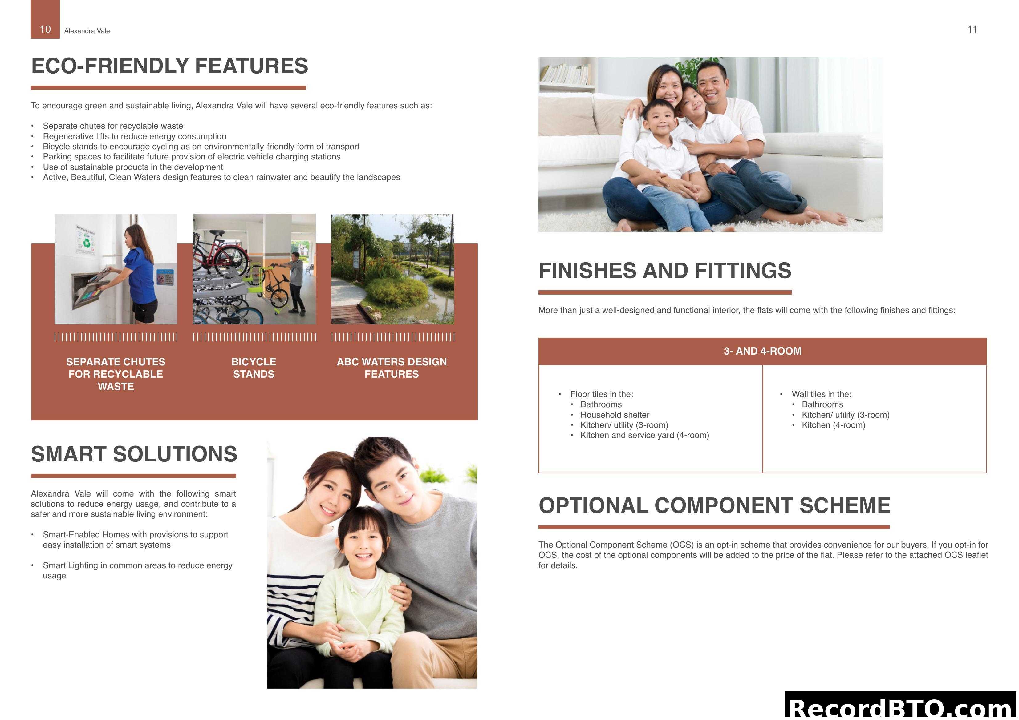 Alexandra Vale Eco-Friendly Features, Smart Solutions & Fittings