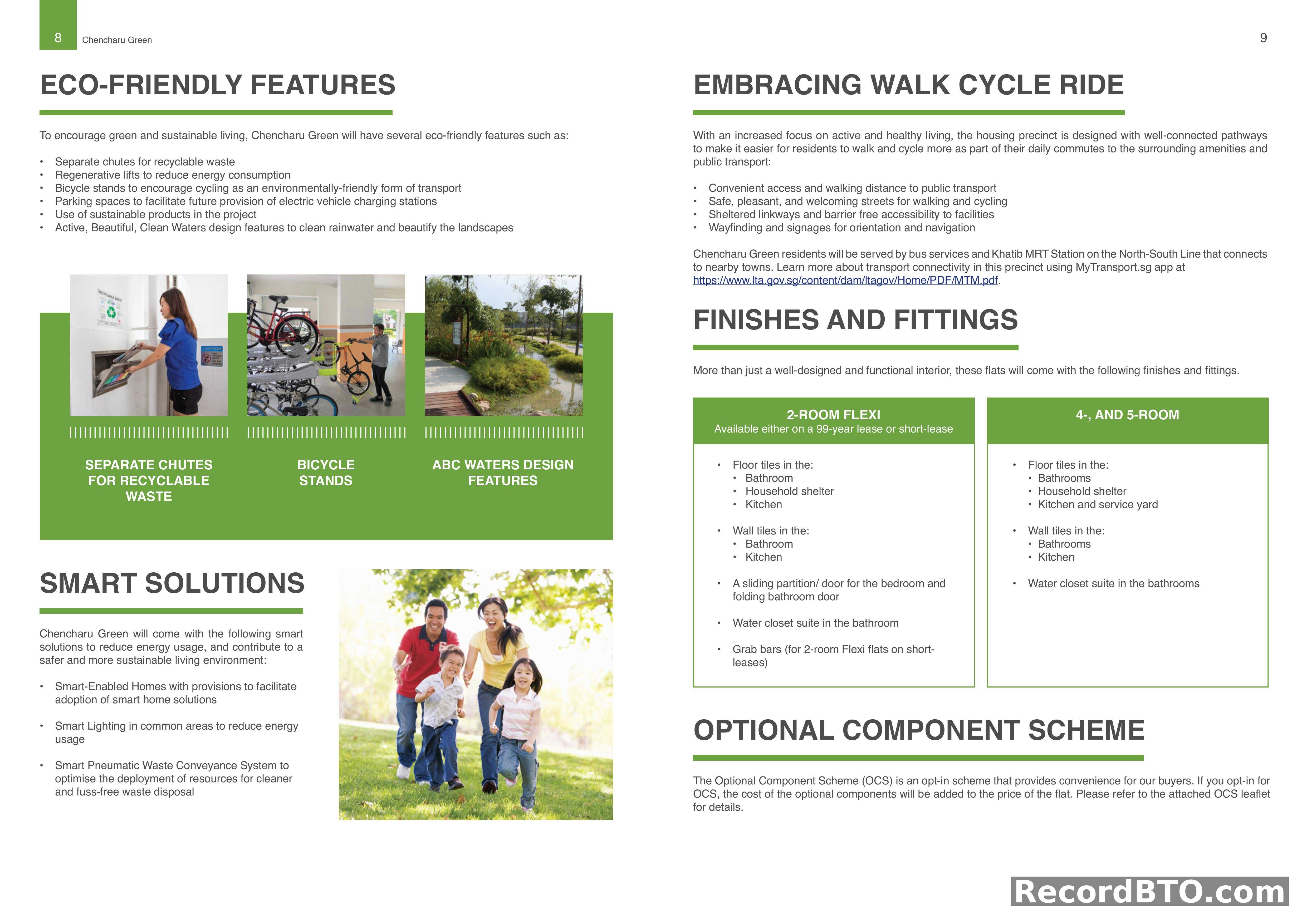 Eco-Friendly Features, Fittings, and Smart Solutions
