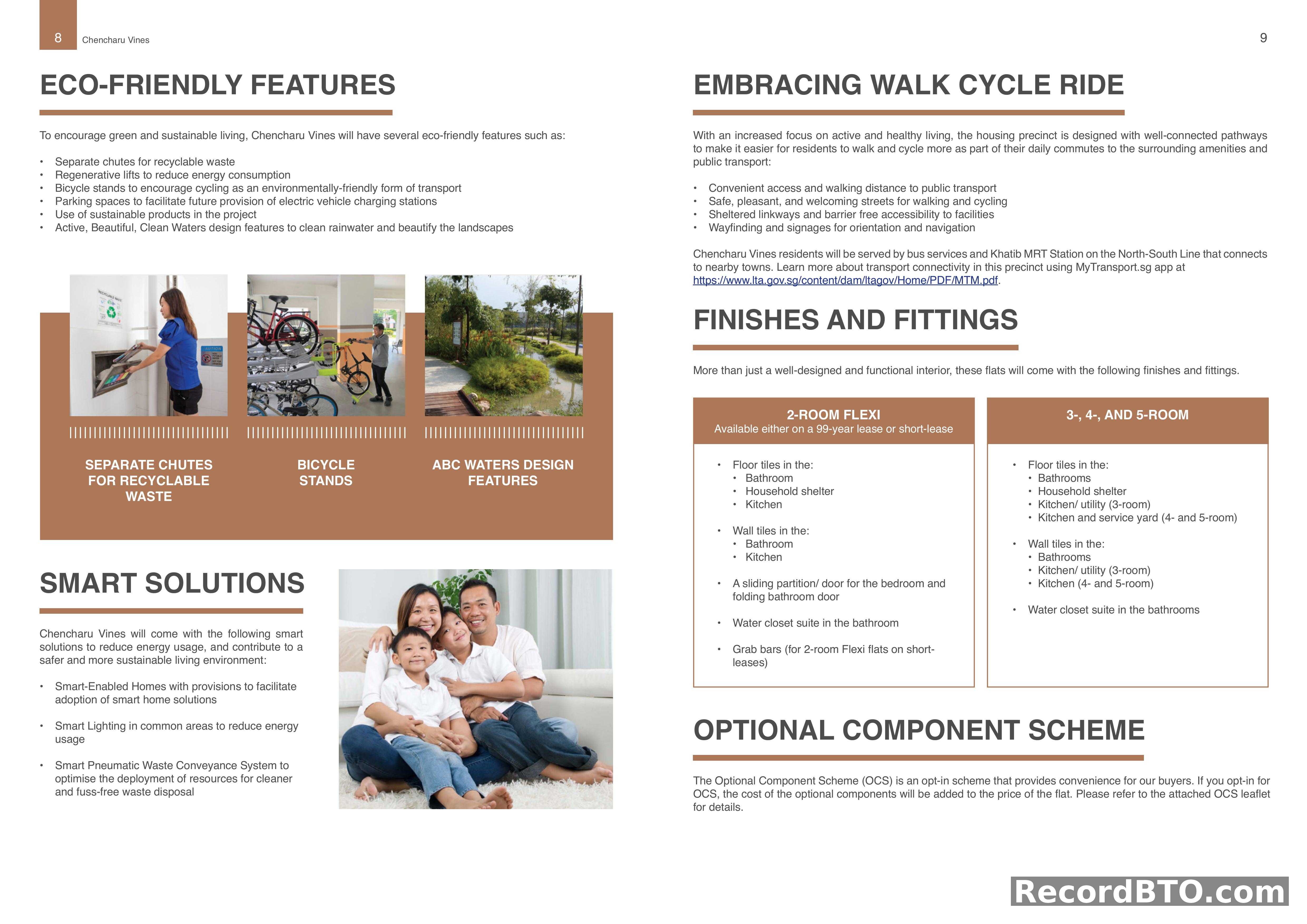 HDB BTO Property Features and Fittings Overview