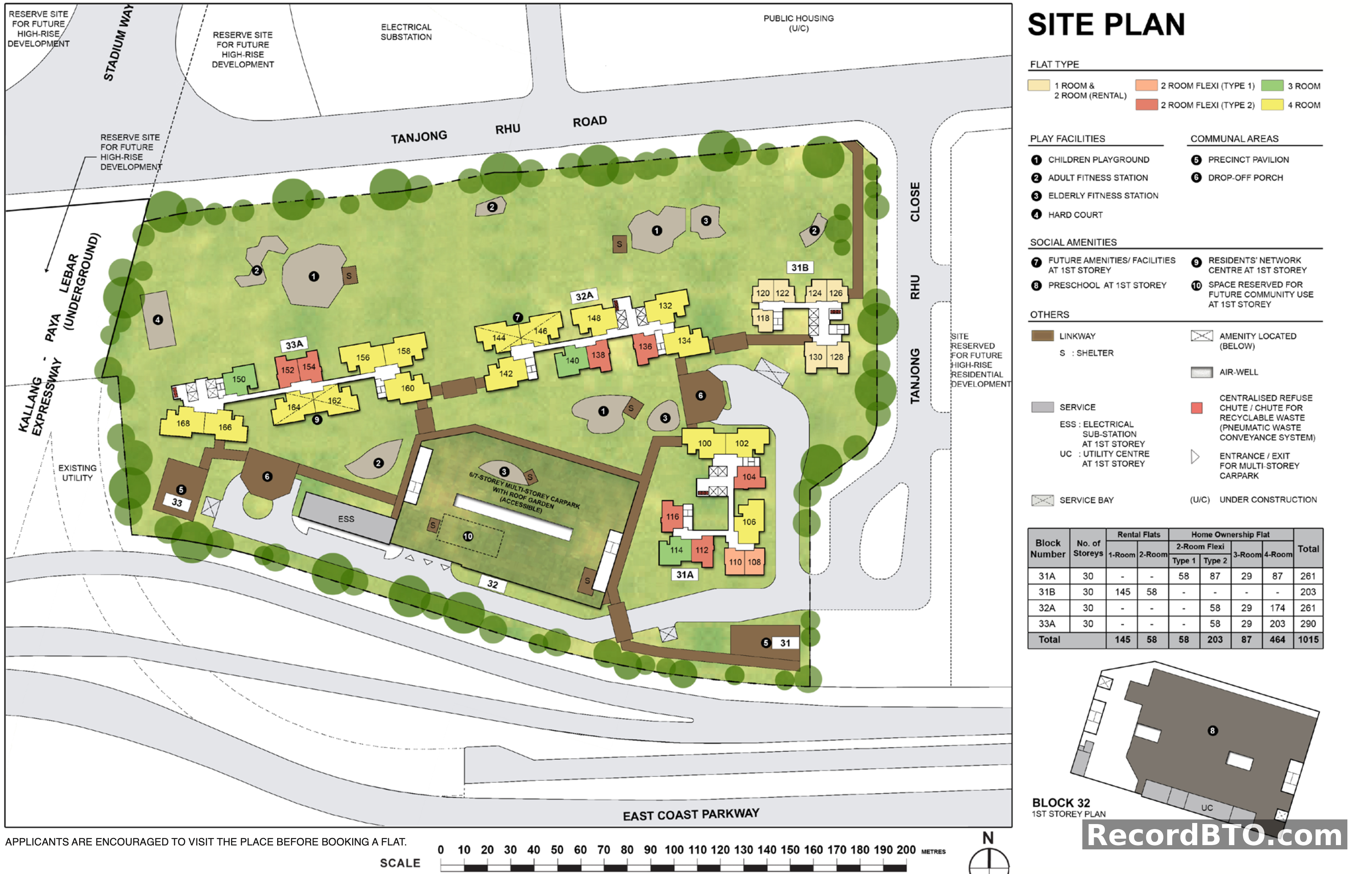 Tanjong Rhu Parc Front Site Plan