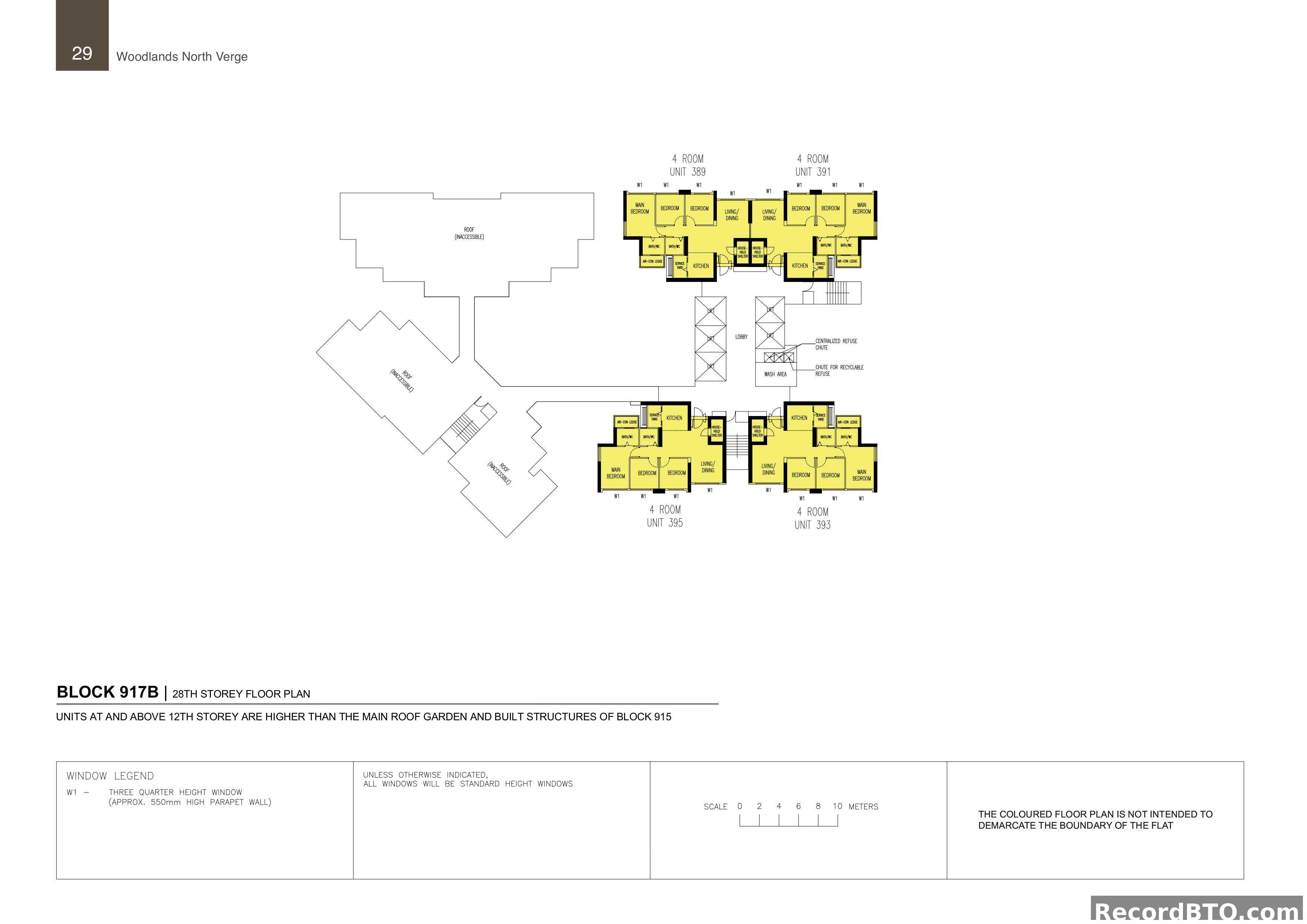Block 917B: 28th Storey Floor Plan