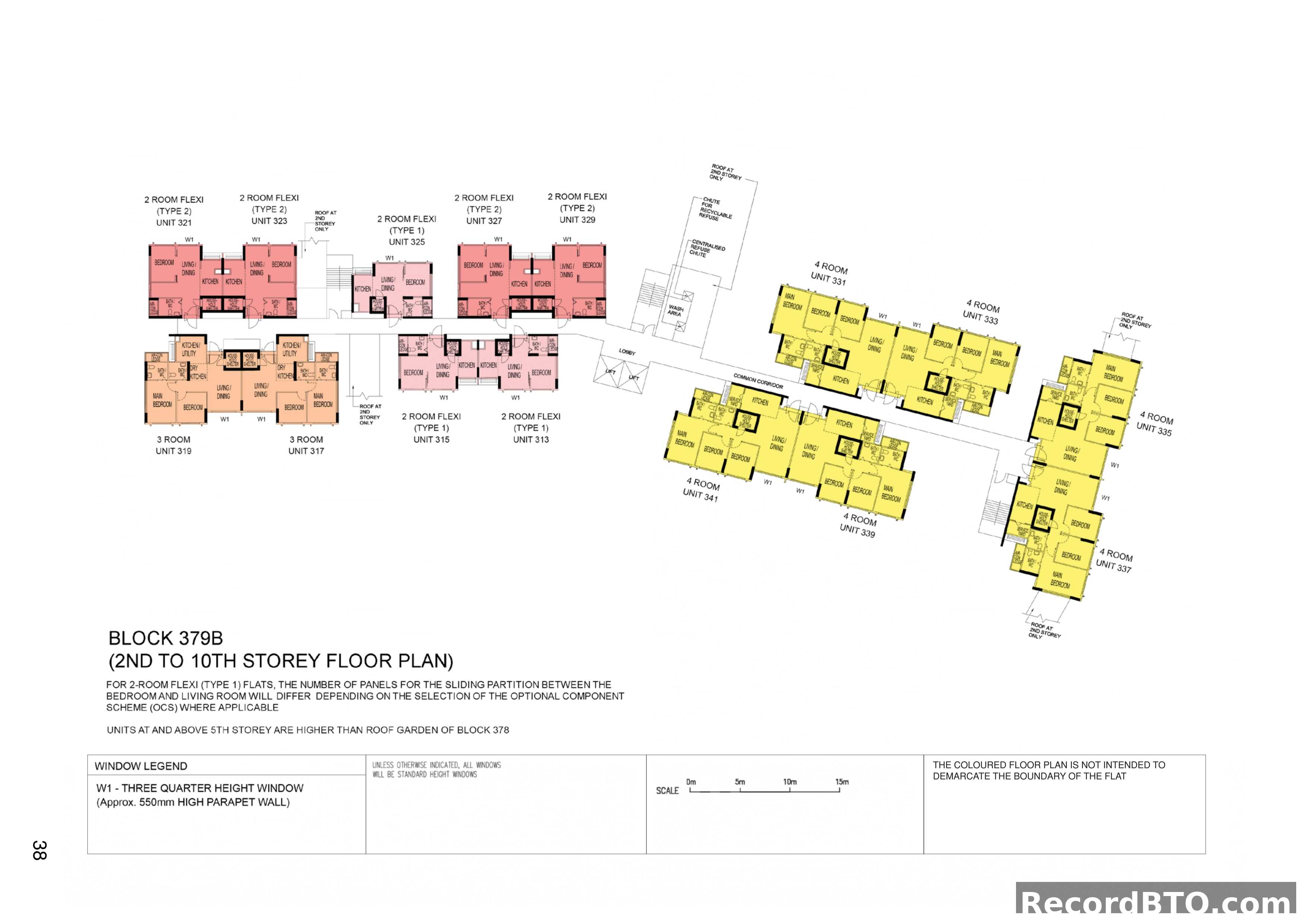 Block 379B: 2nd to 10th Storey Floor Plan