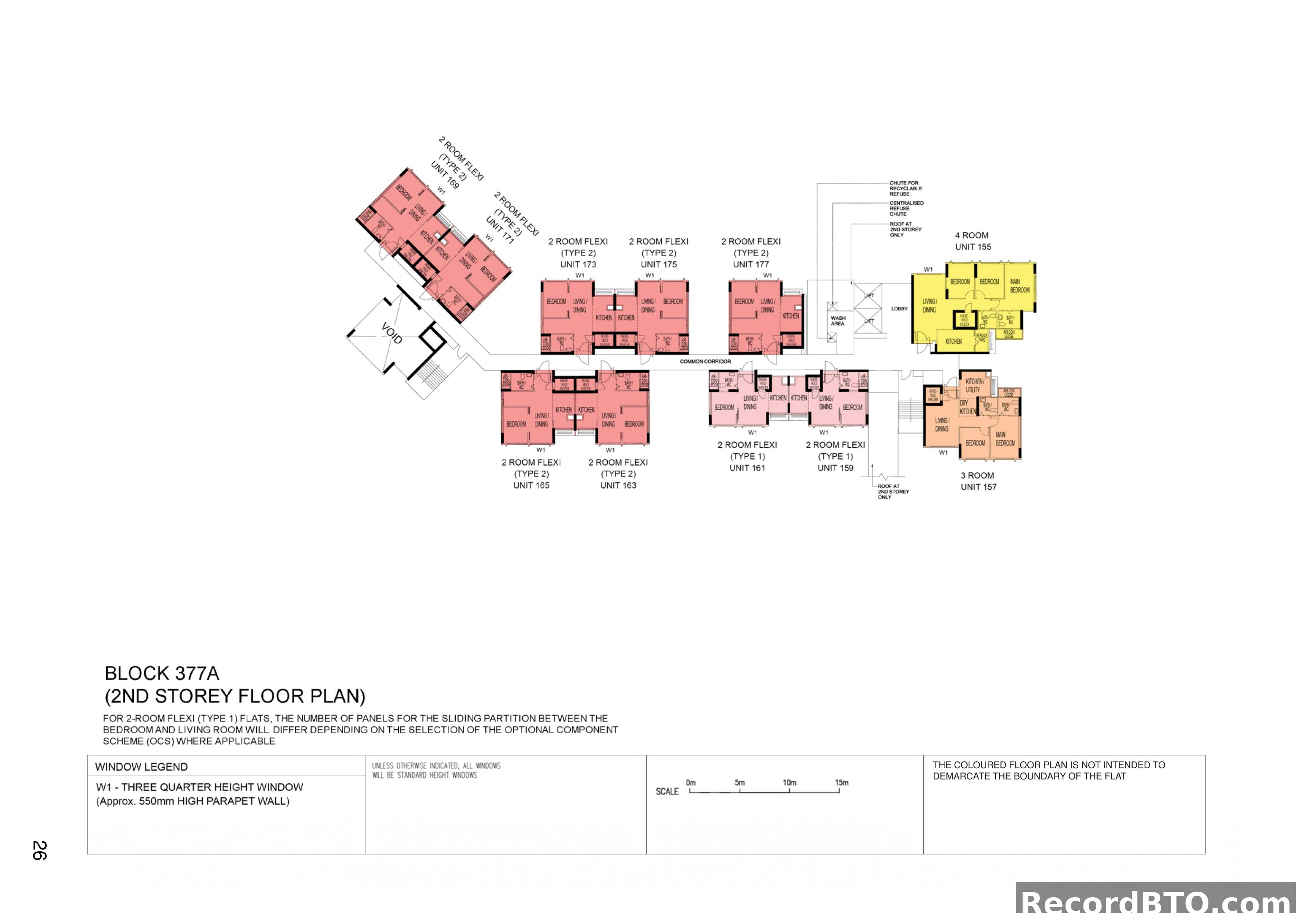Block 377A: 2nd Storey Floor Plan
