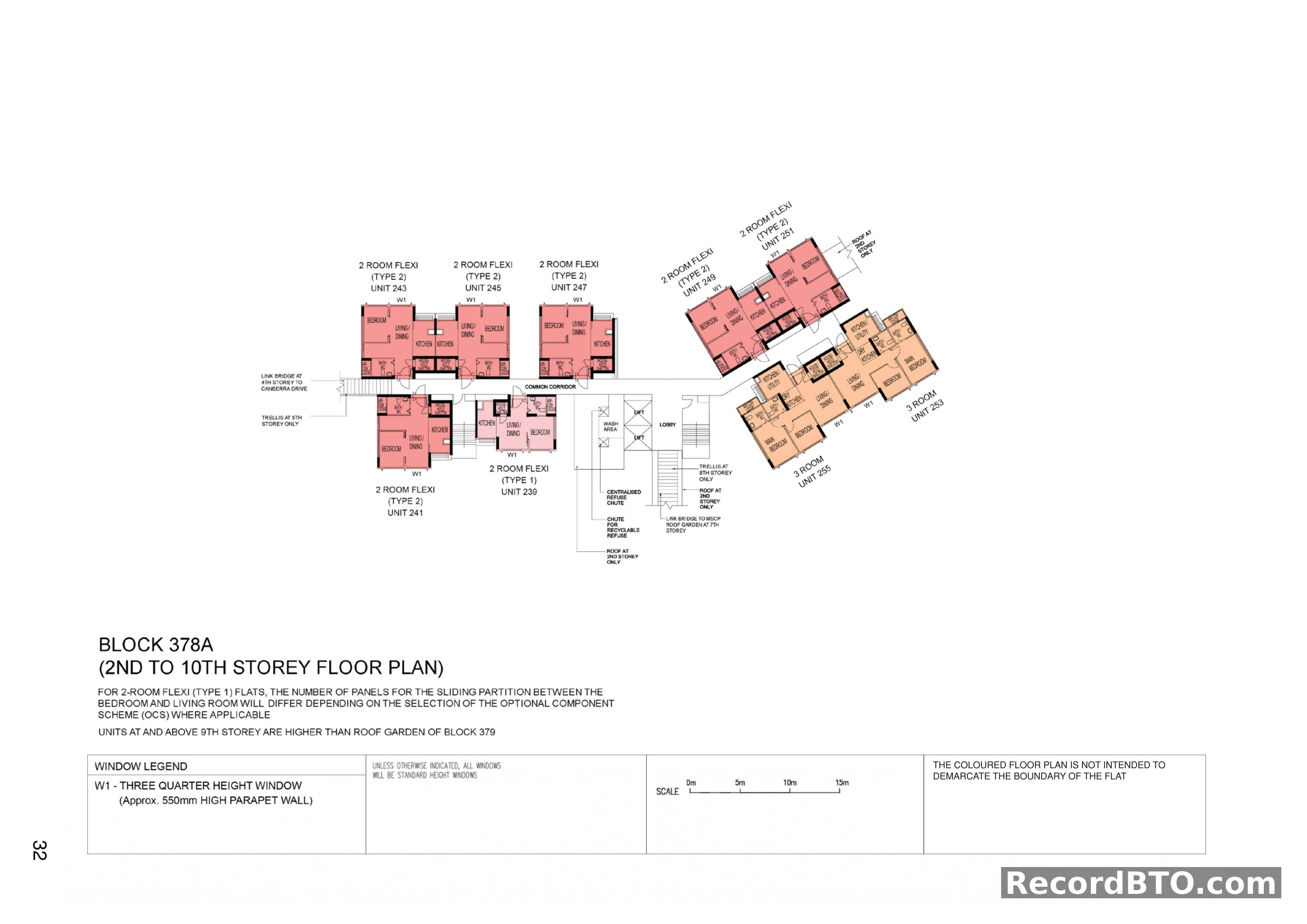 Block 378A: 2nd-10th Storey Floor Plans