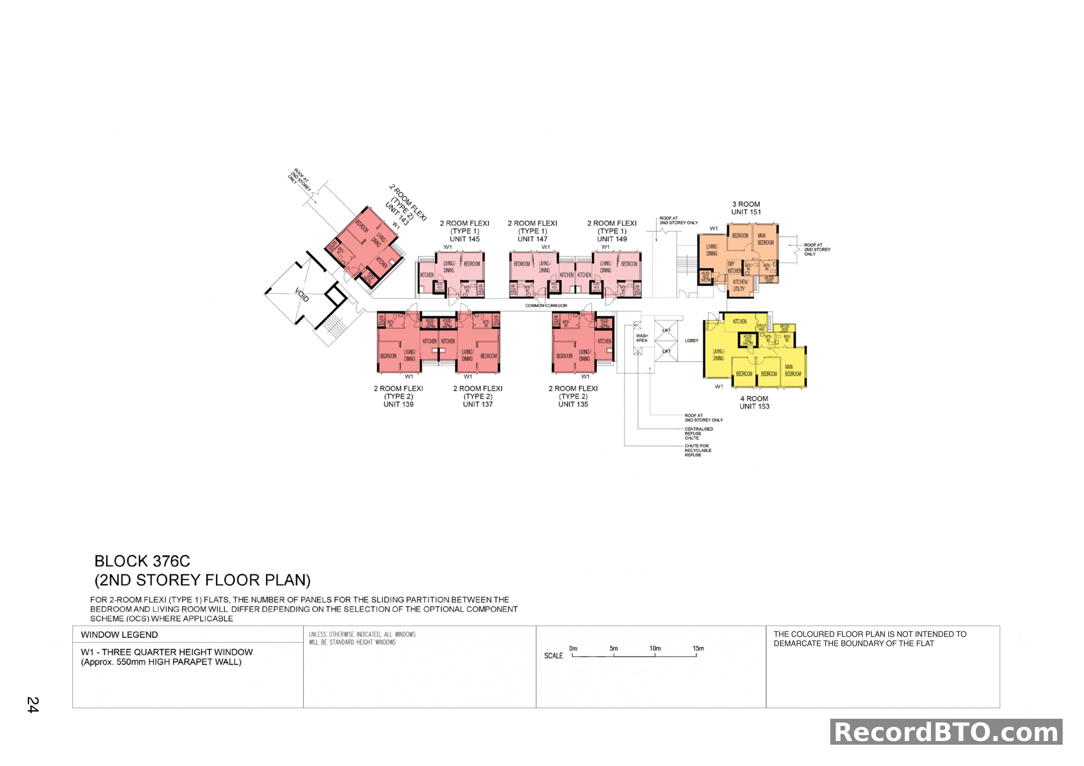 Block 376C: 2nd Storey Floor Plans