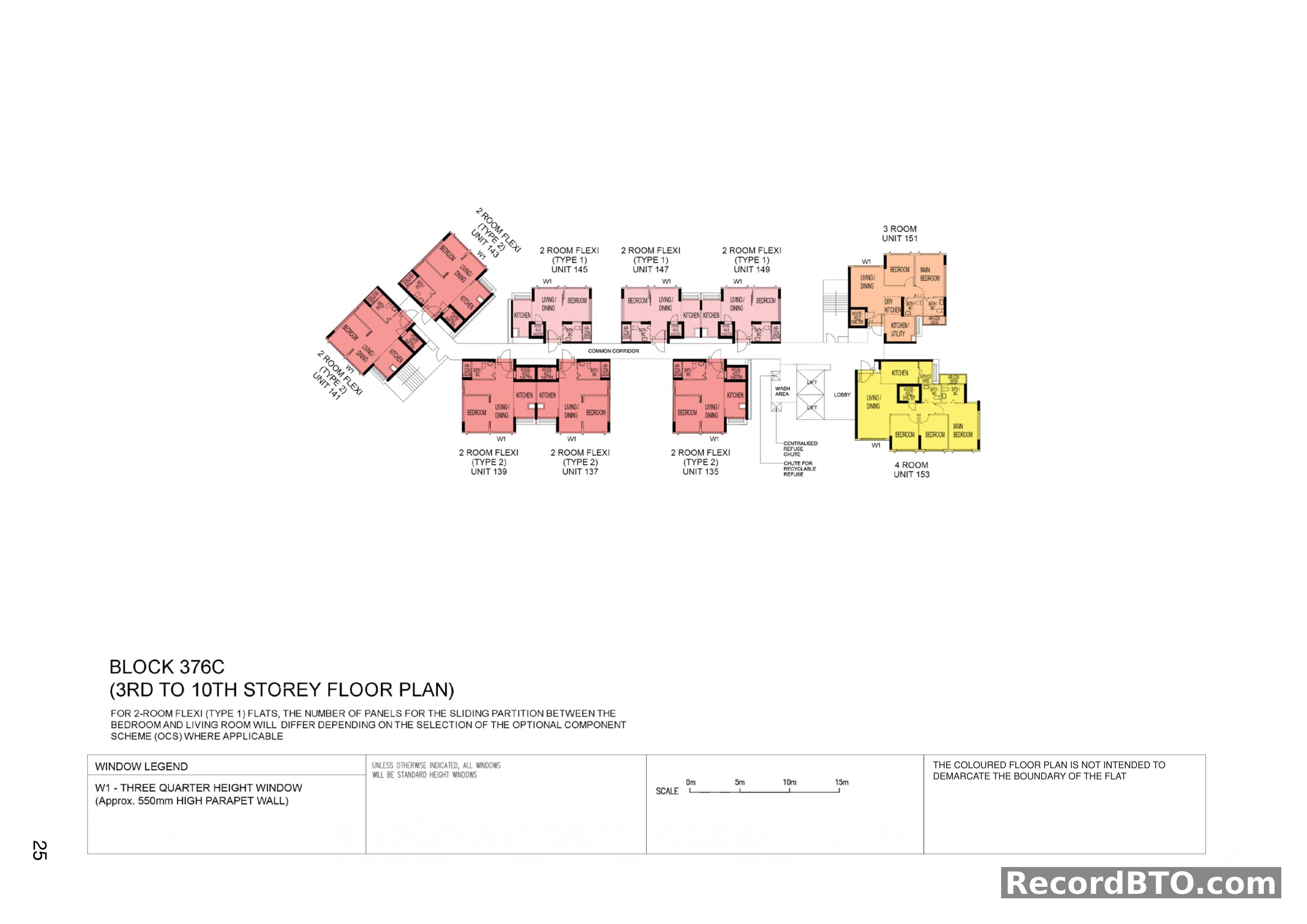Block 376C: 3rd to 10th Storey Floor Plan
