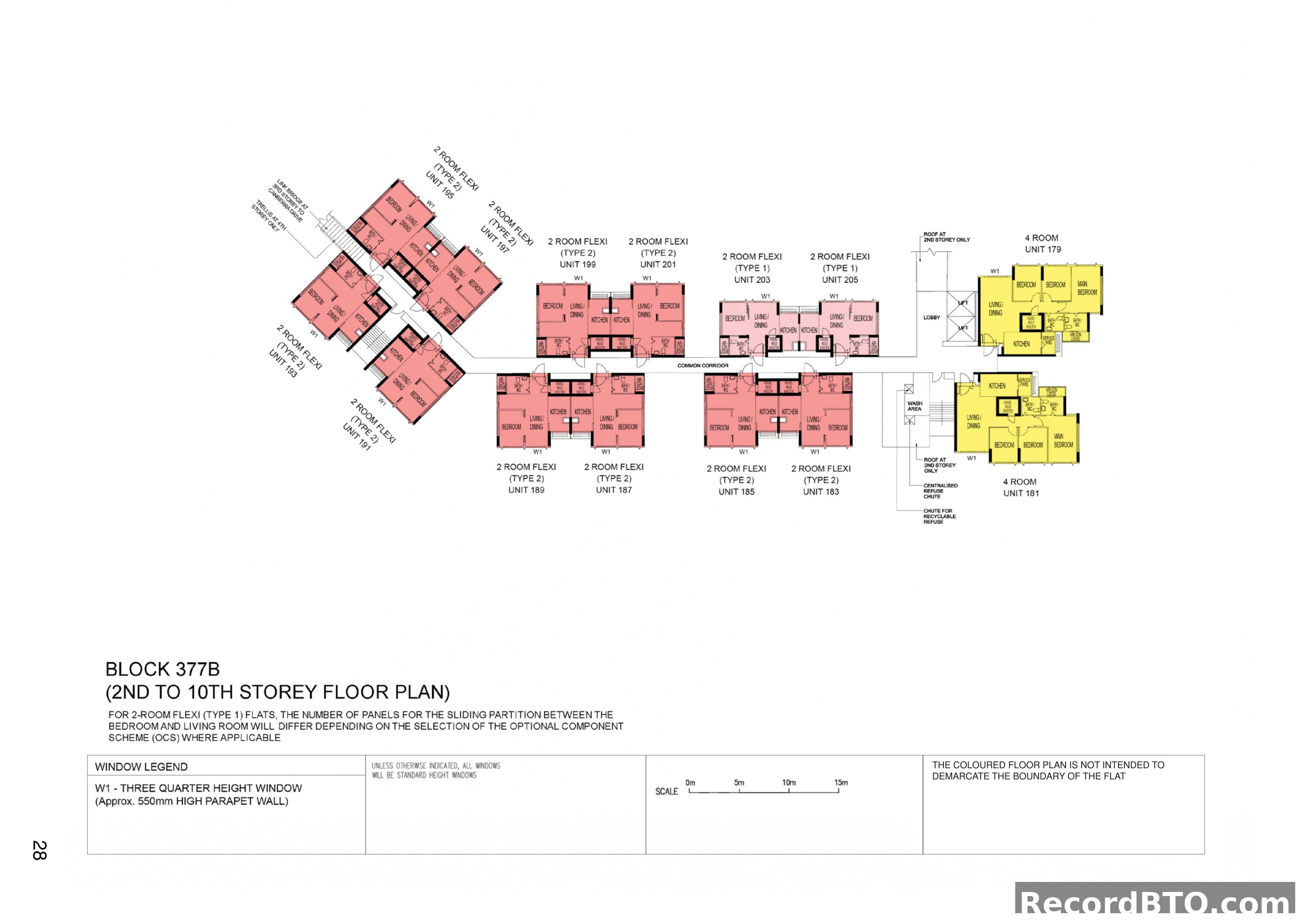 Block 377B: 2nd to 10th Storey Floor Plan