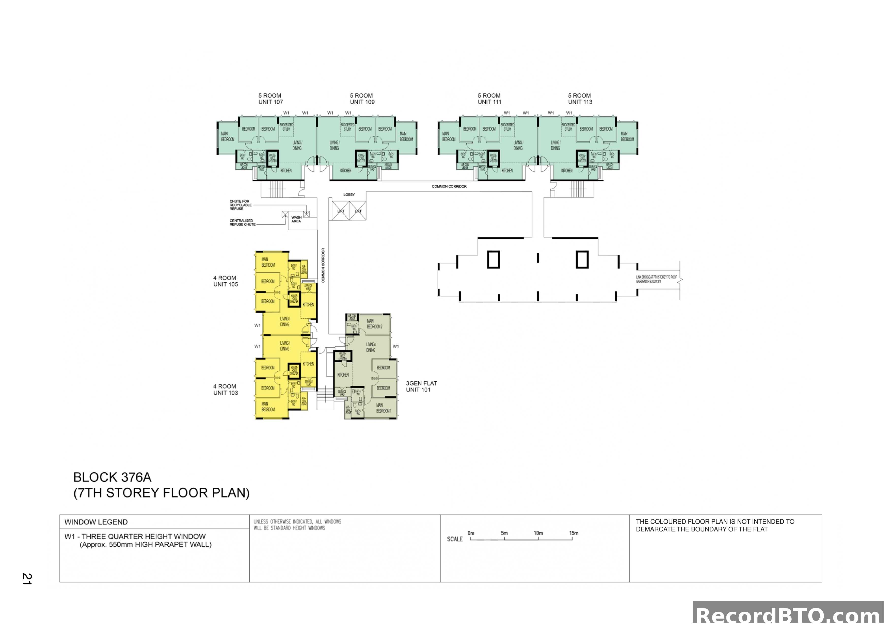 Block 376A: 7th Storey Floor Plan