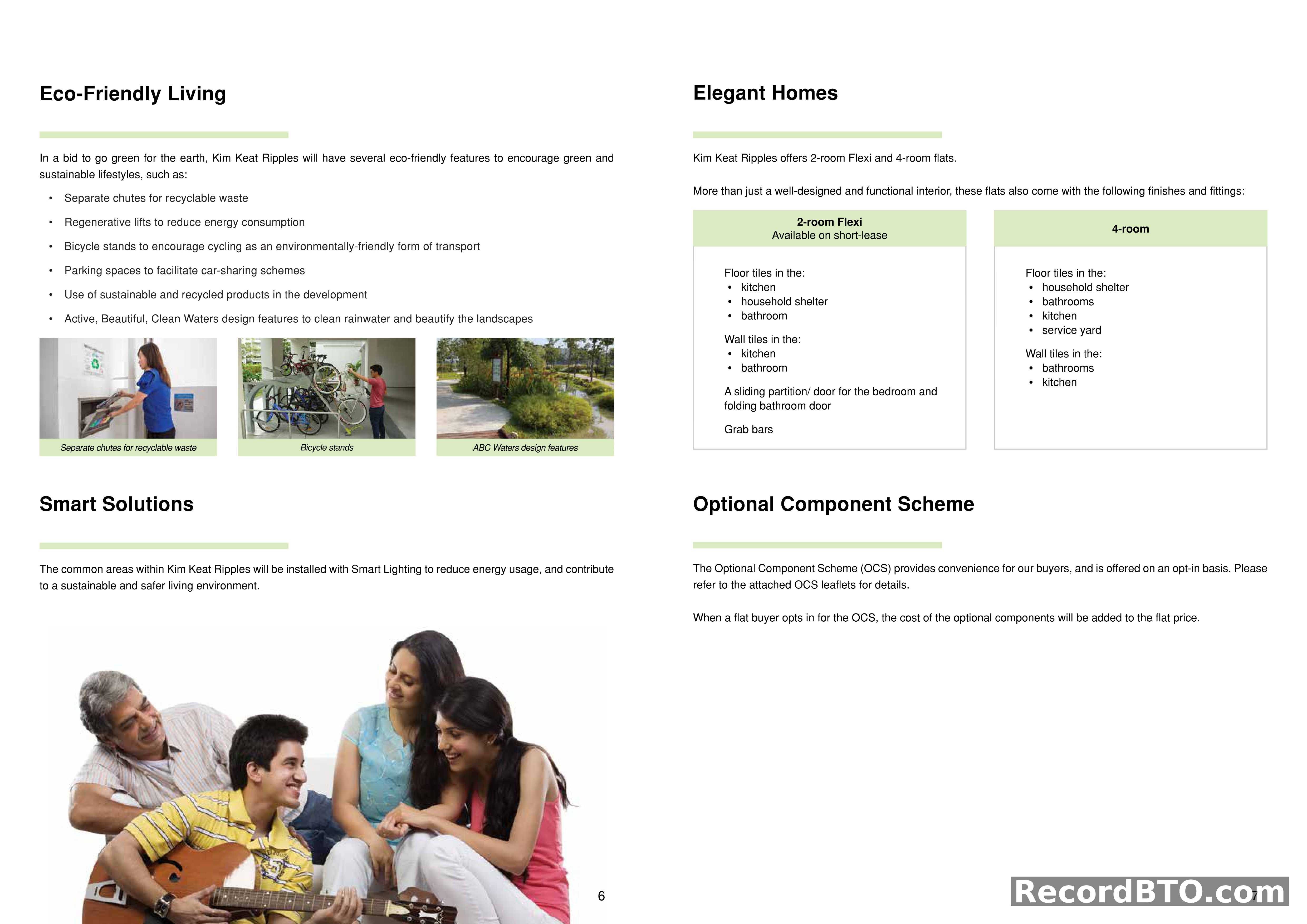 HDB BTO Project Features and Flat Specifications