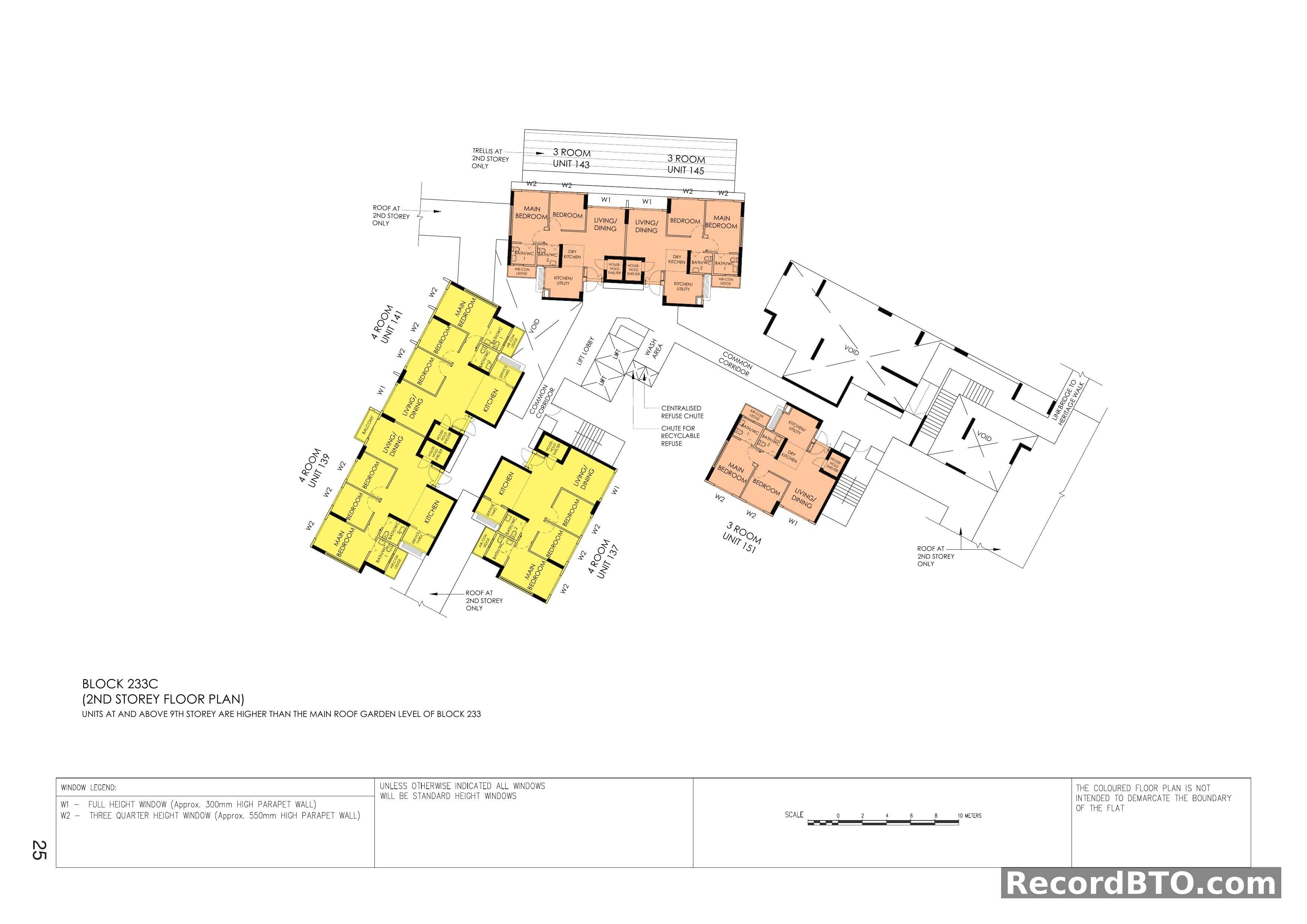 Block 233C: 2nd Storey Floor Plan