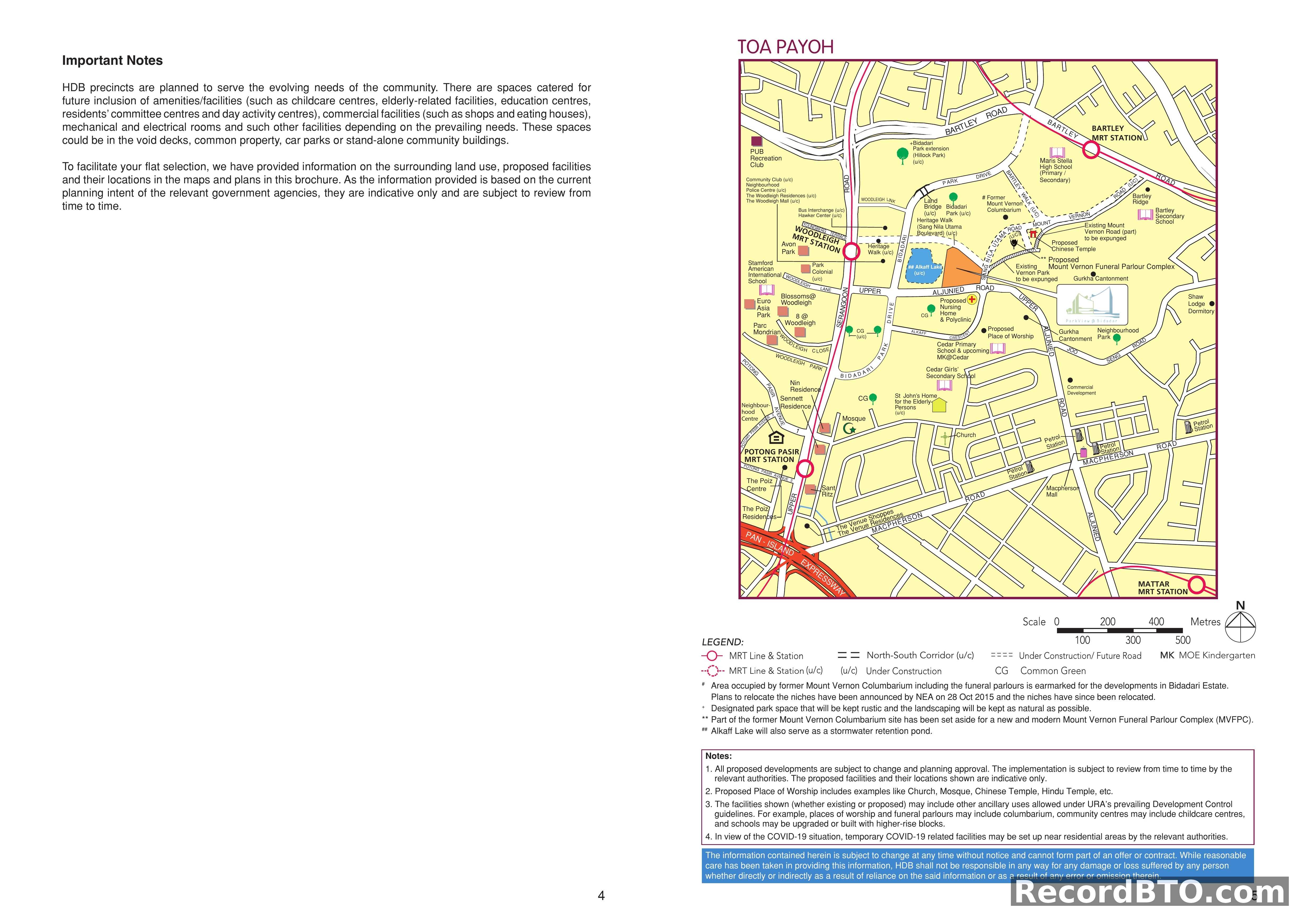 Toa Payoh Locality Map and General Information
