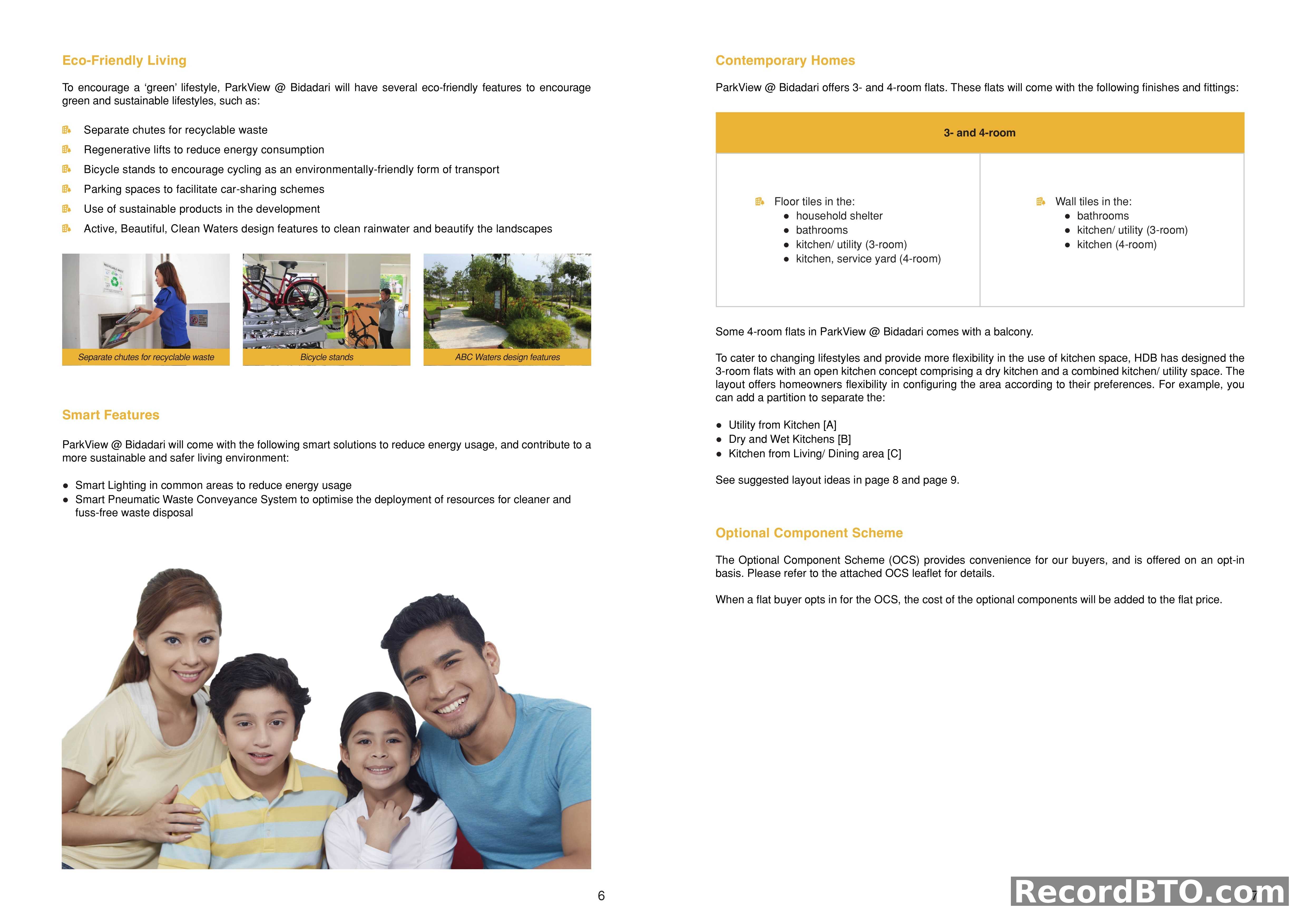 HDB BTO Property Features and Flat Options