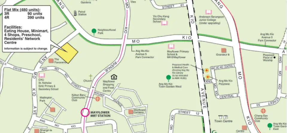 Ang Mo Kio BTO at Ang Mo Kio Avenue 2