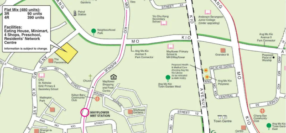 Ang Mo Kio BTO at Ang Mo Kio Avenue 2