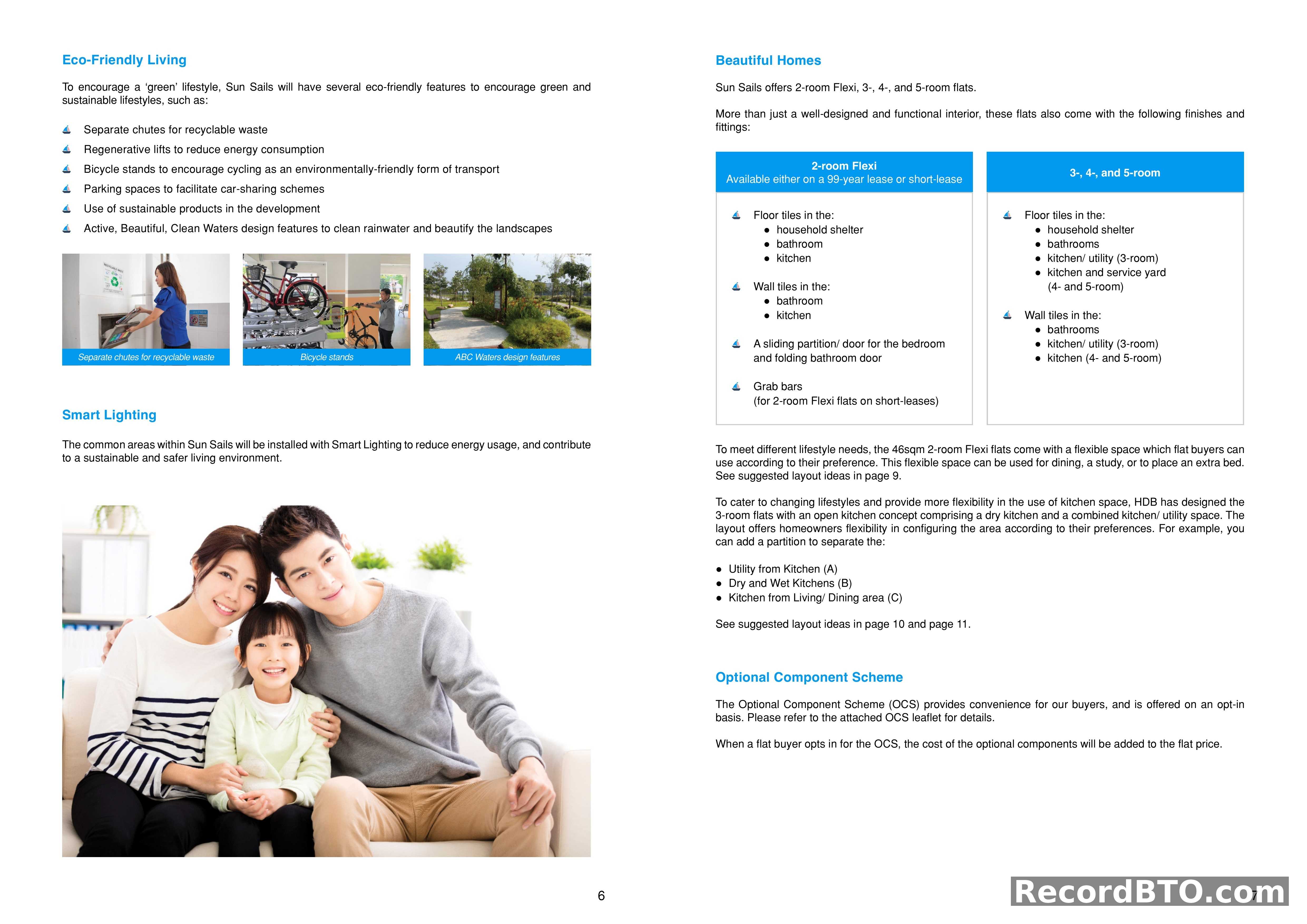 HDB BTO Project Features and Flat Type Specifications