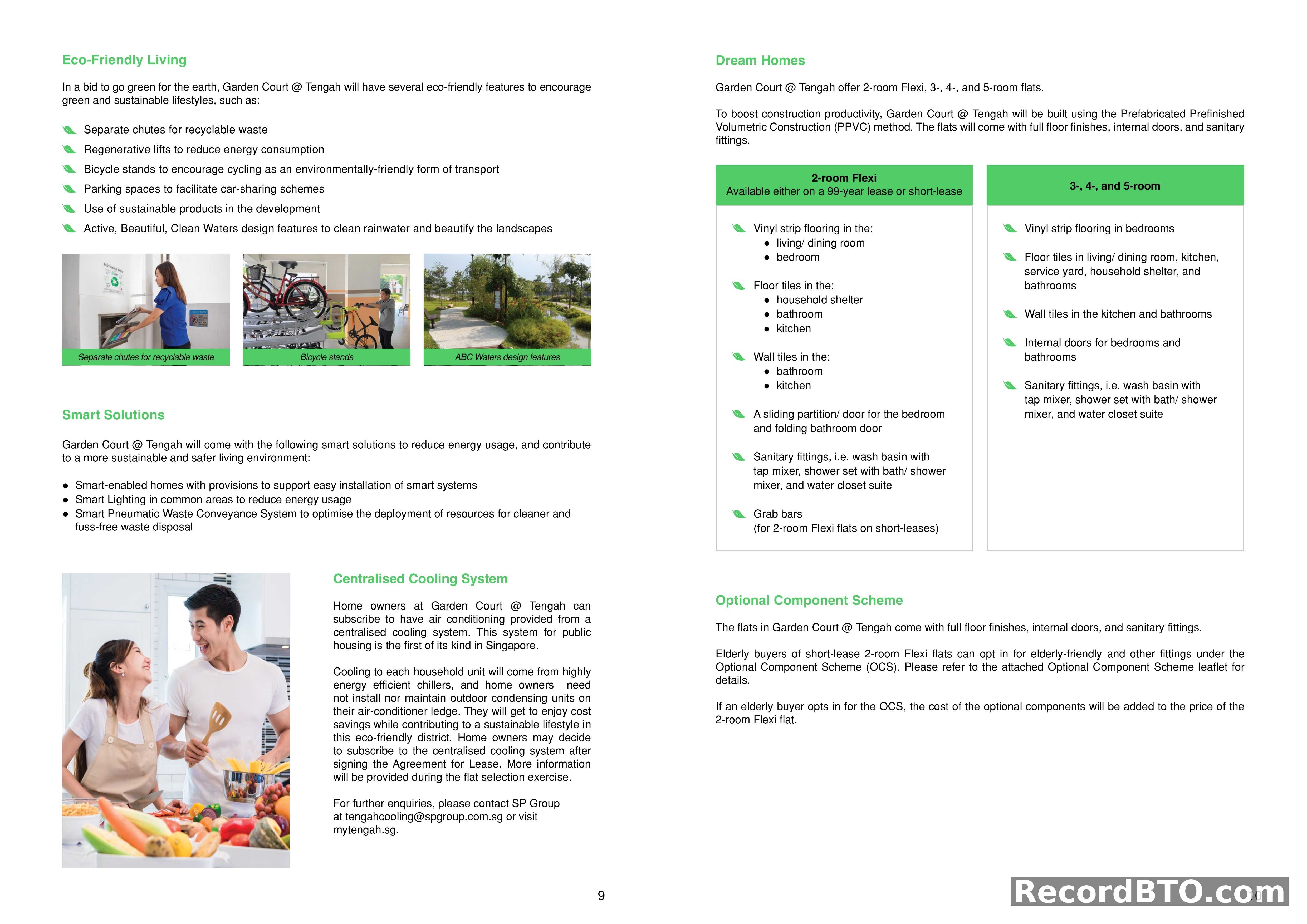 HDB BTO Project Features and Home Provisions