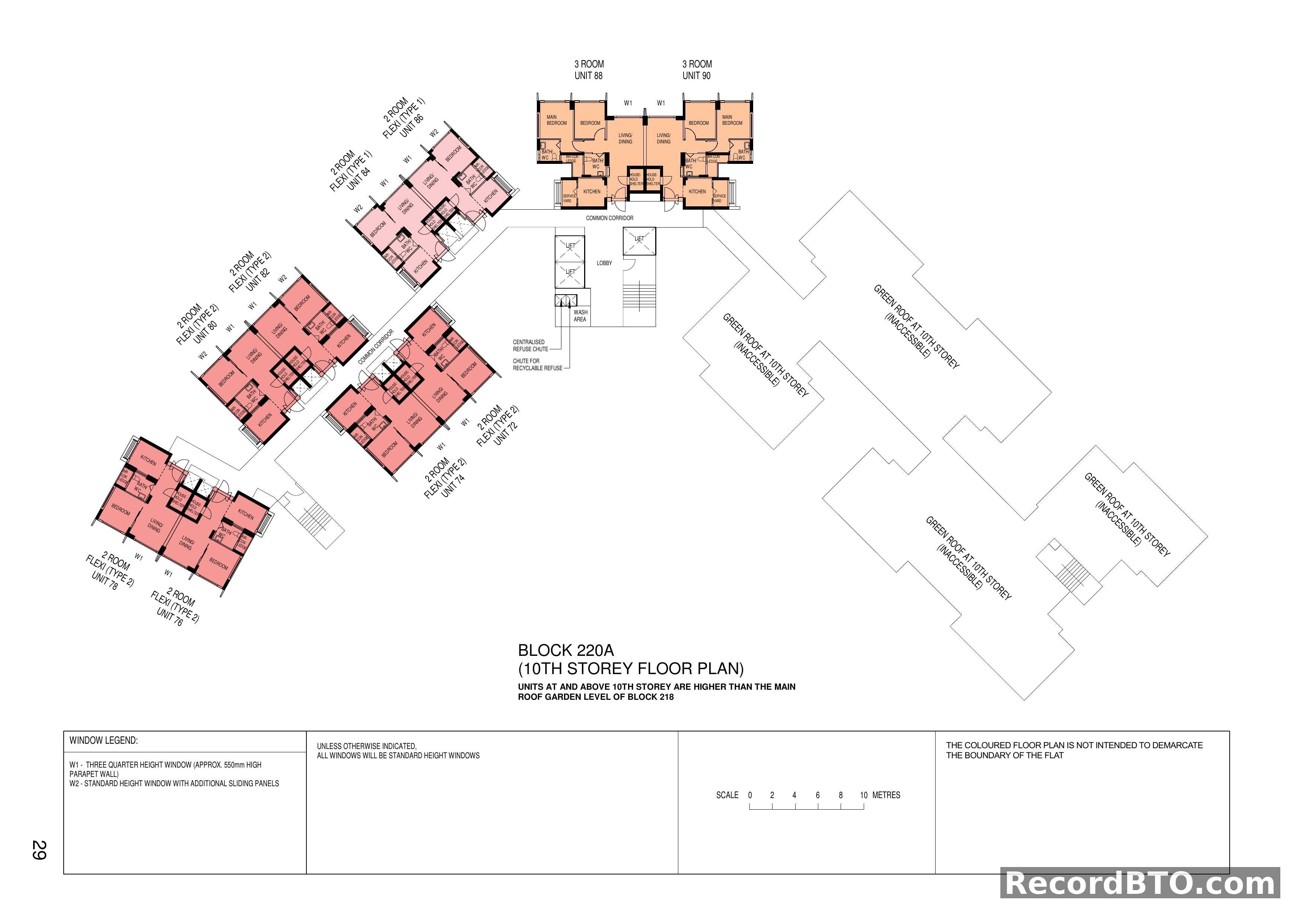 Block 220A: 10th Storey Floor Plan
