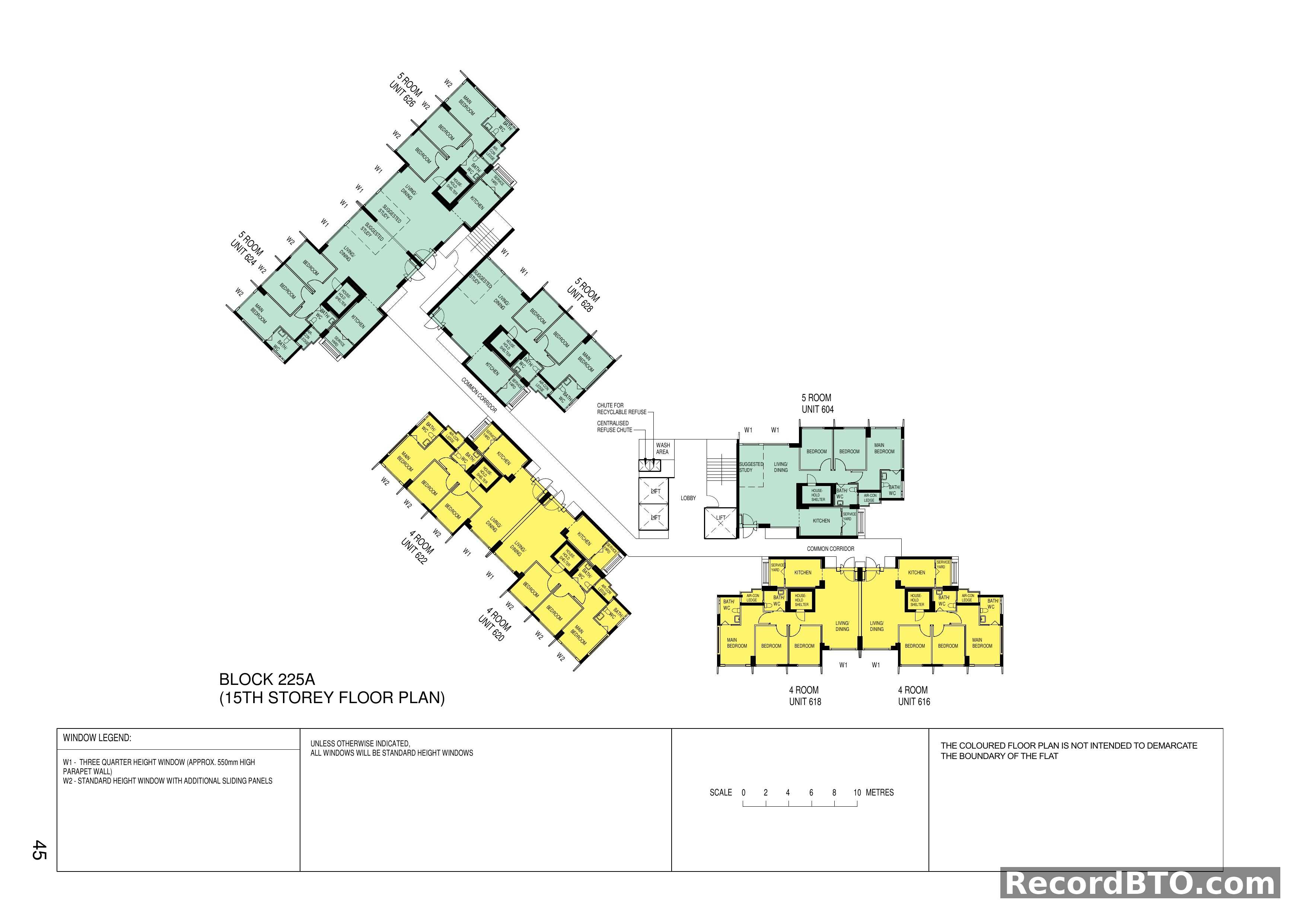 Block 225A: 15th Storey Floor Plan