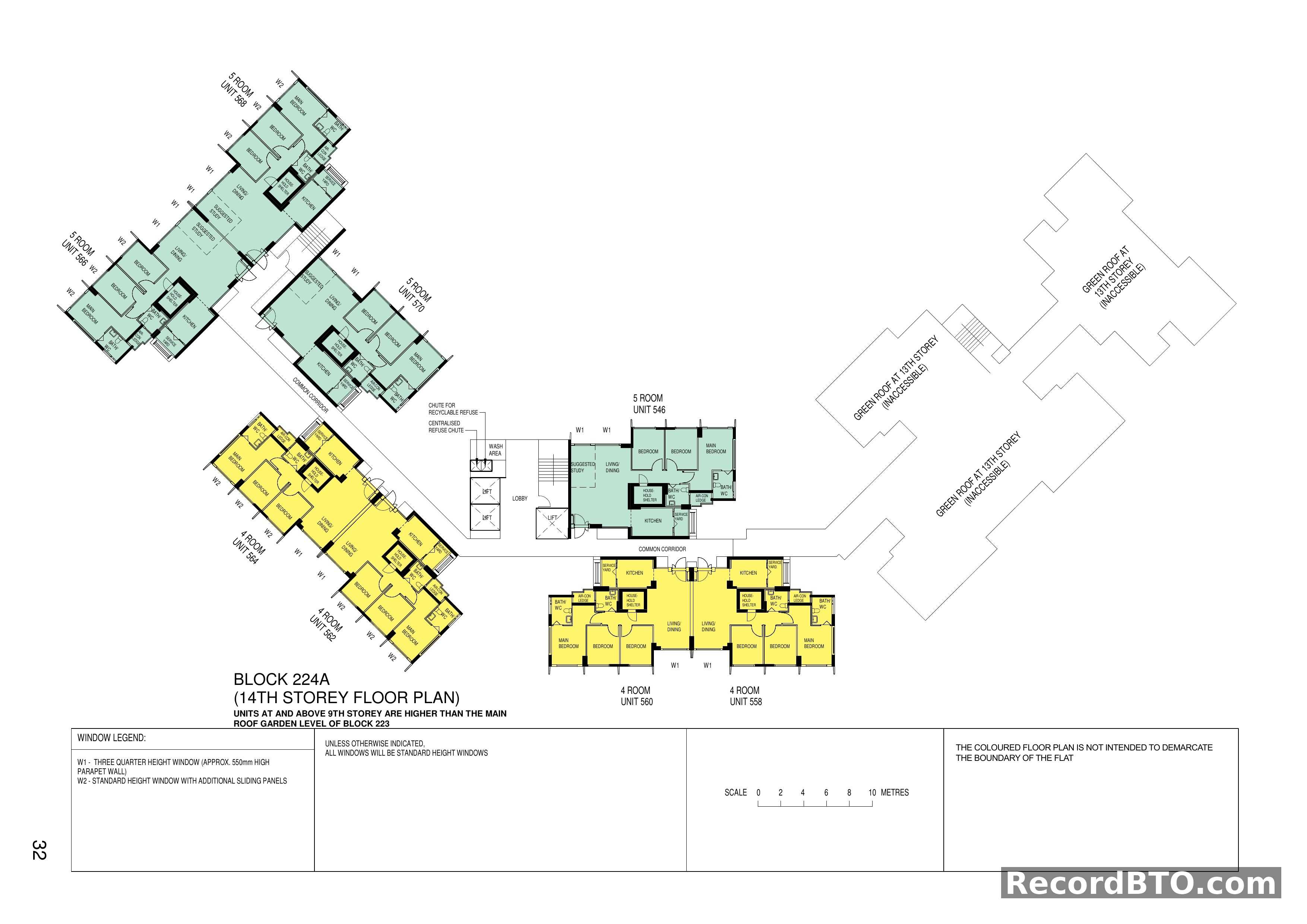 Block 224A: 14th Storey Floor Plan