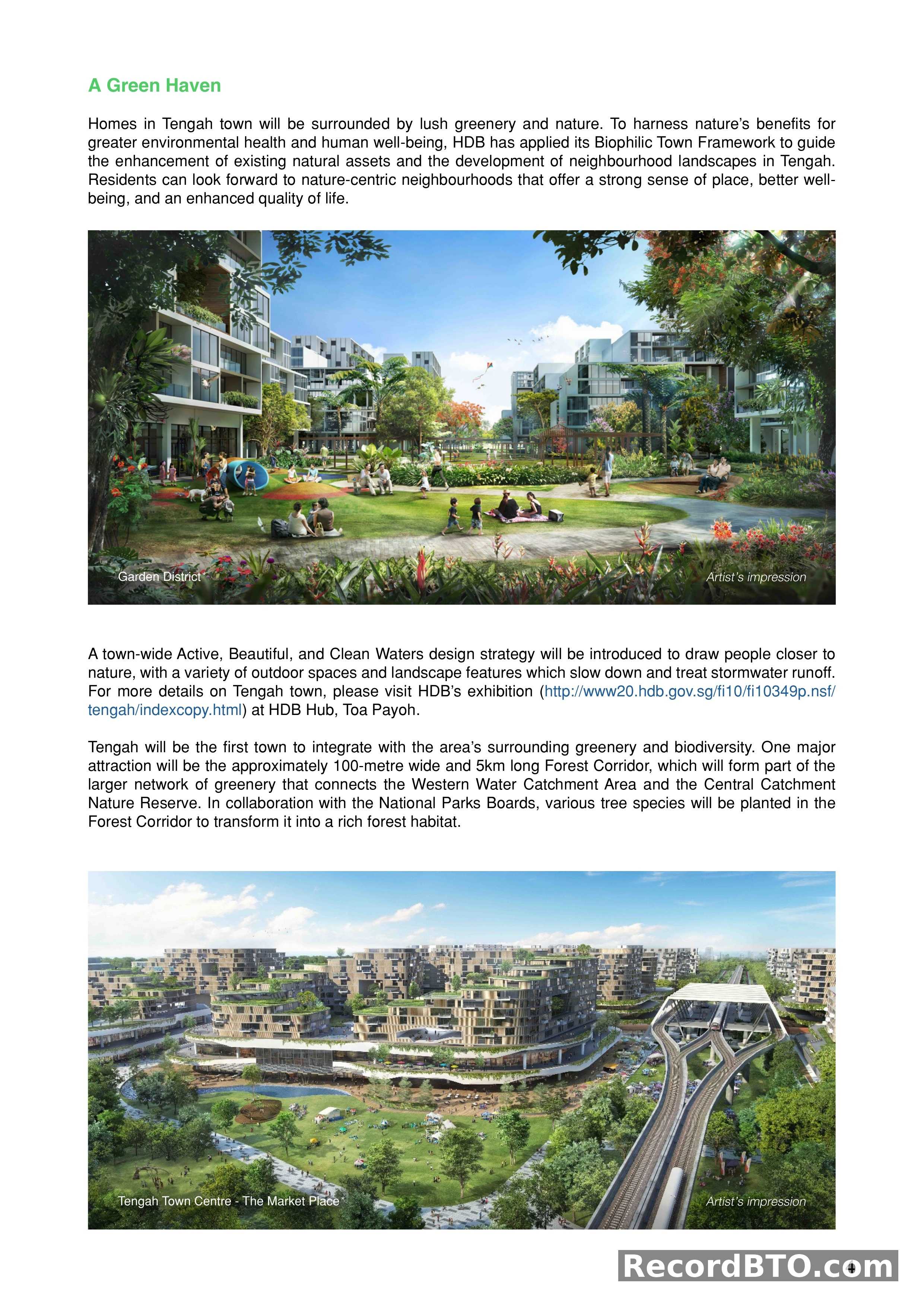 Green Town Concept: Overview & Artist Impressions