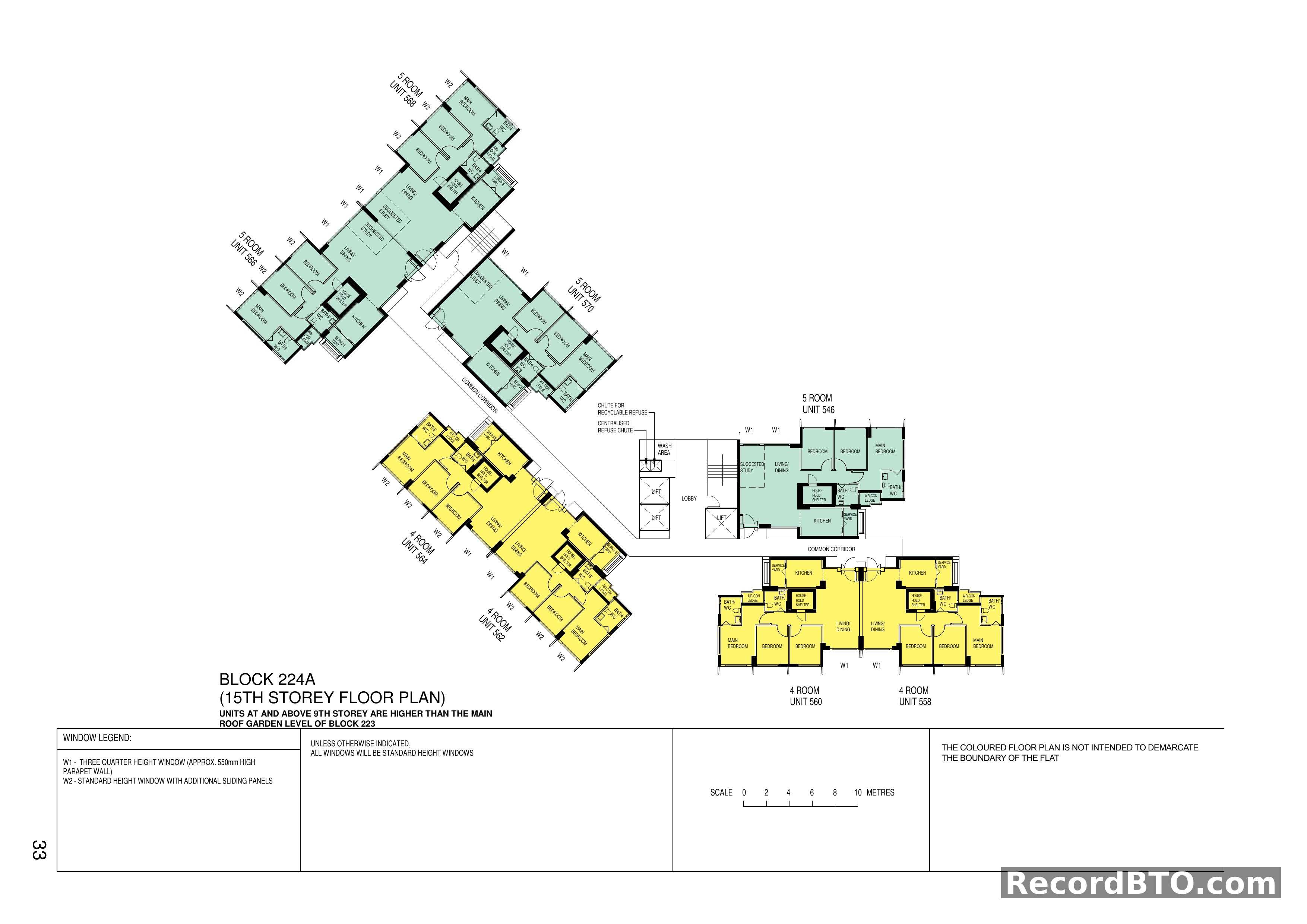 Block 224A: 15th Storey Floor Plan