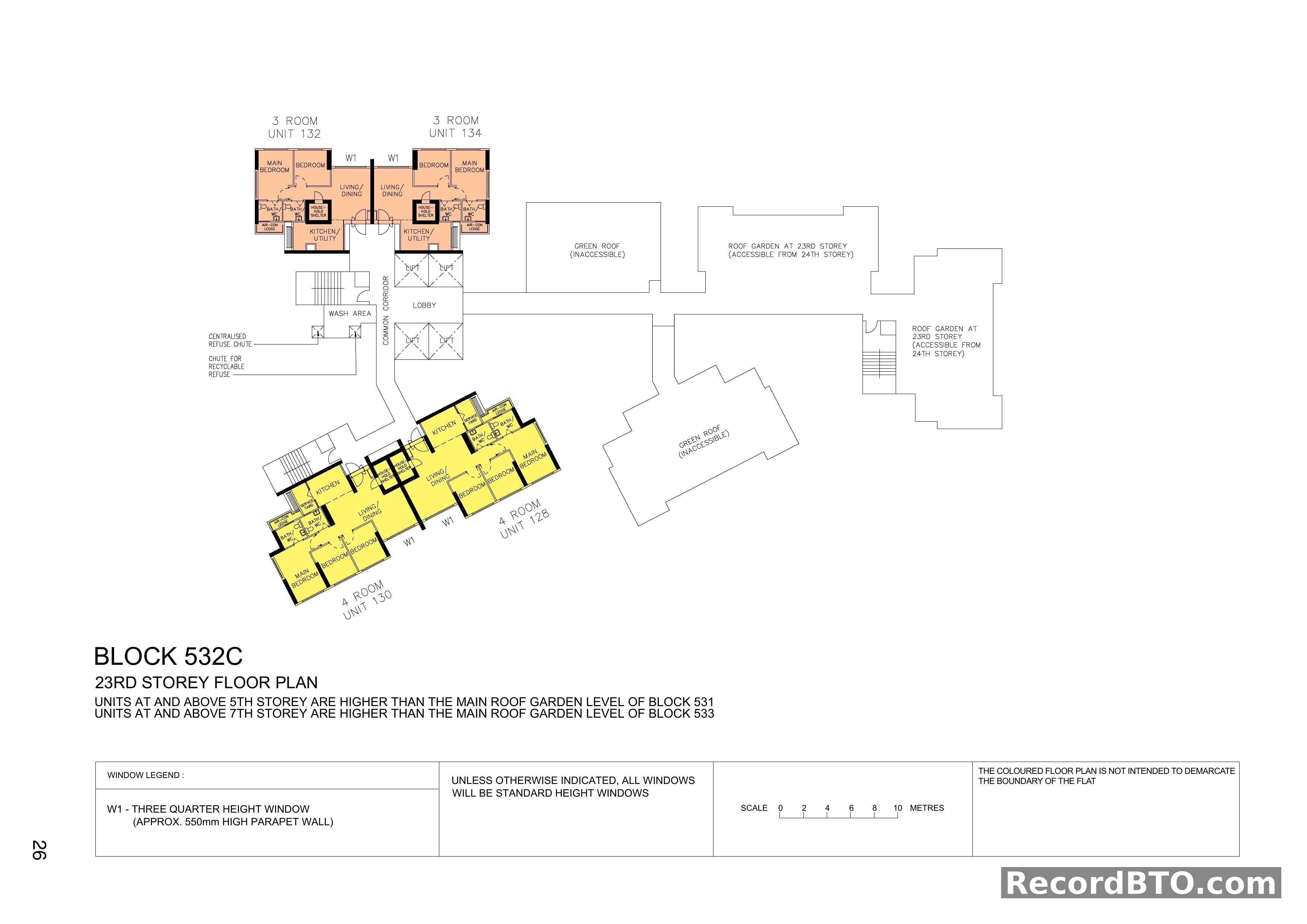 Block 532C: 23rd Storey Floor Plan