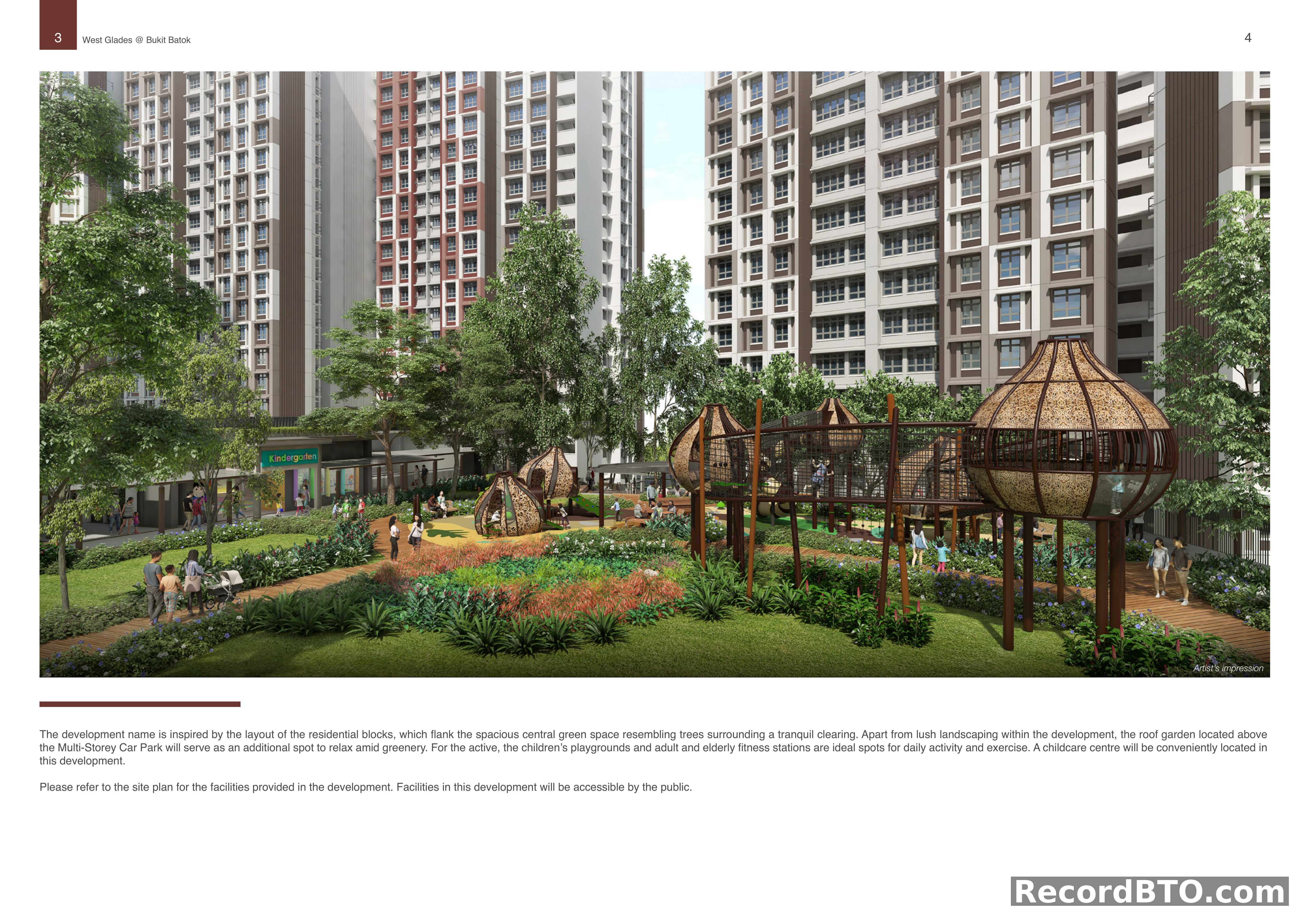 Artist's Impression: Green Spaces and Amenities