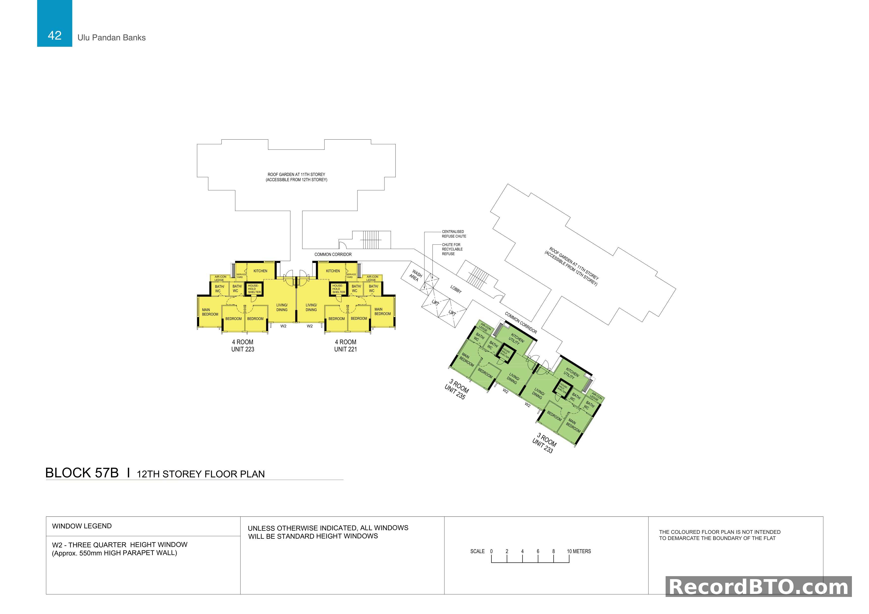 Block 57B: 12th Storey Floor Plan