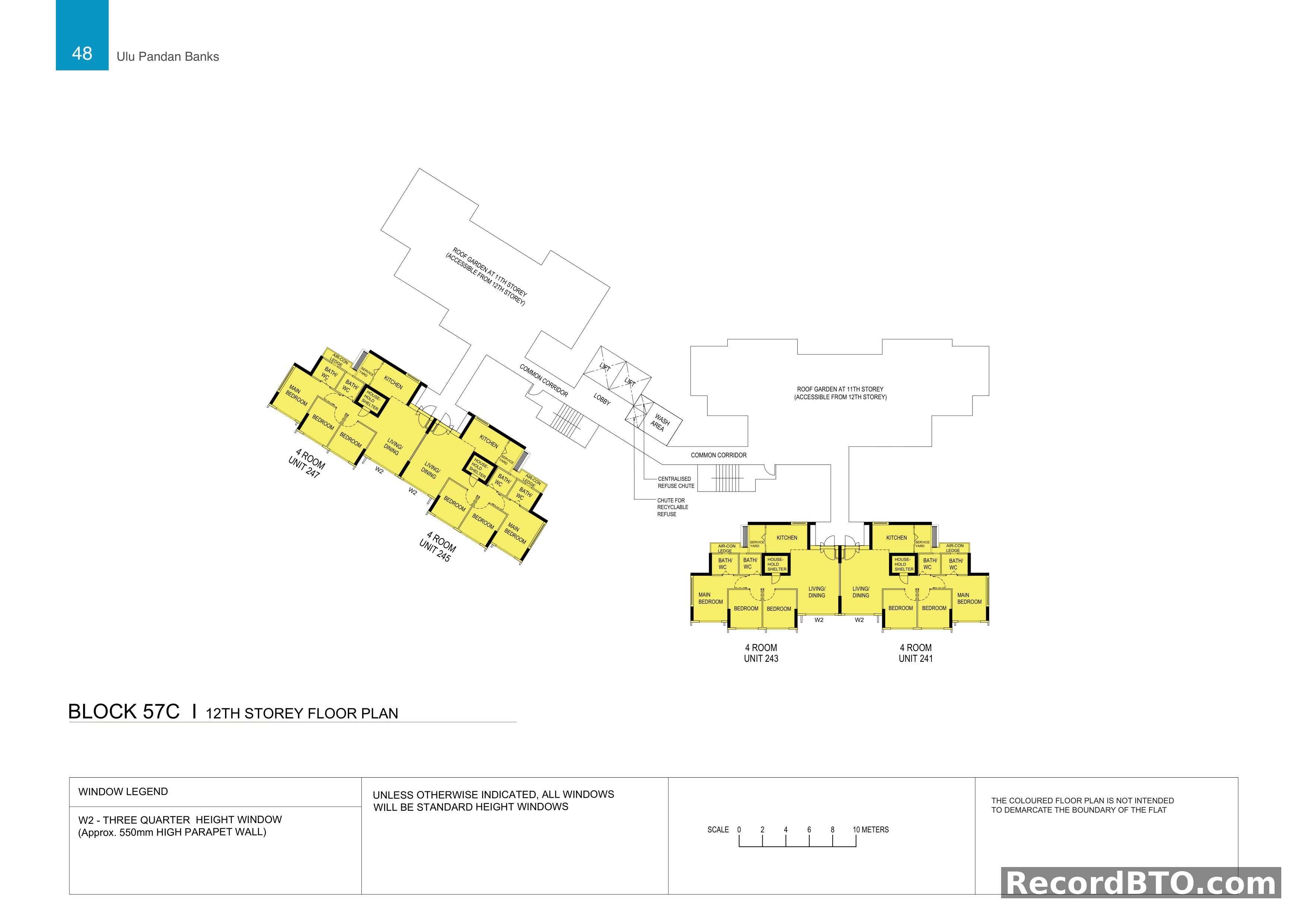 Block 57C: 12th Storey Floor Plan