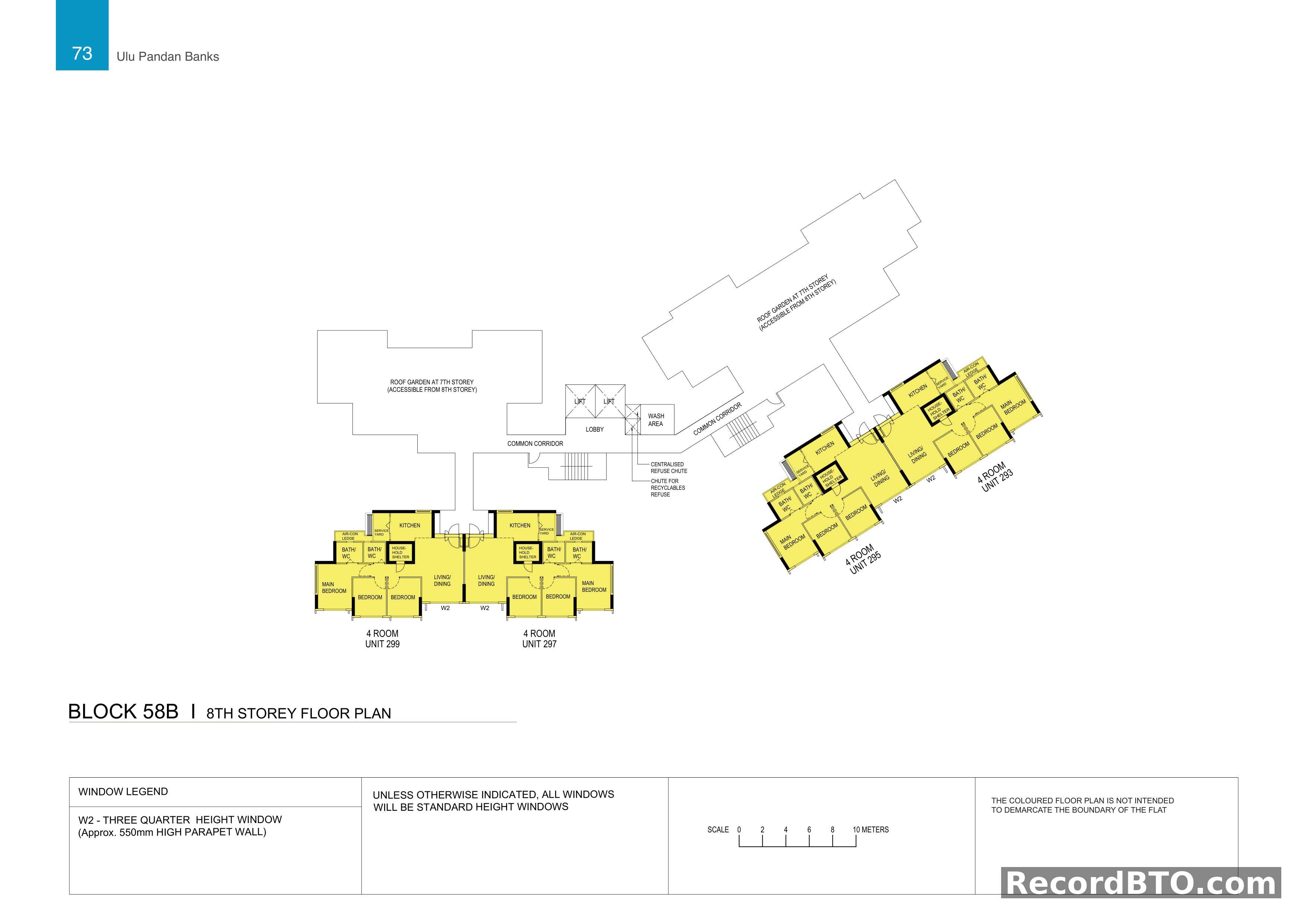 Block 58B: 8th Storey Floor Plan
