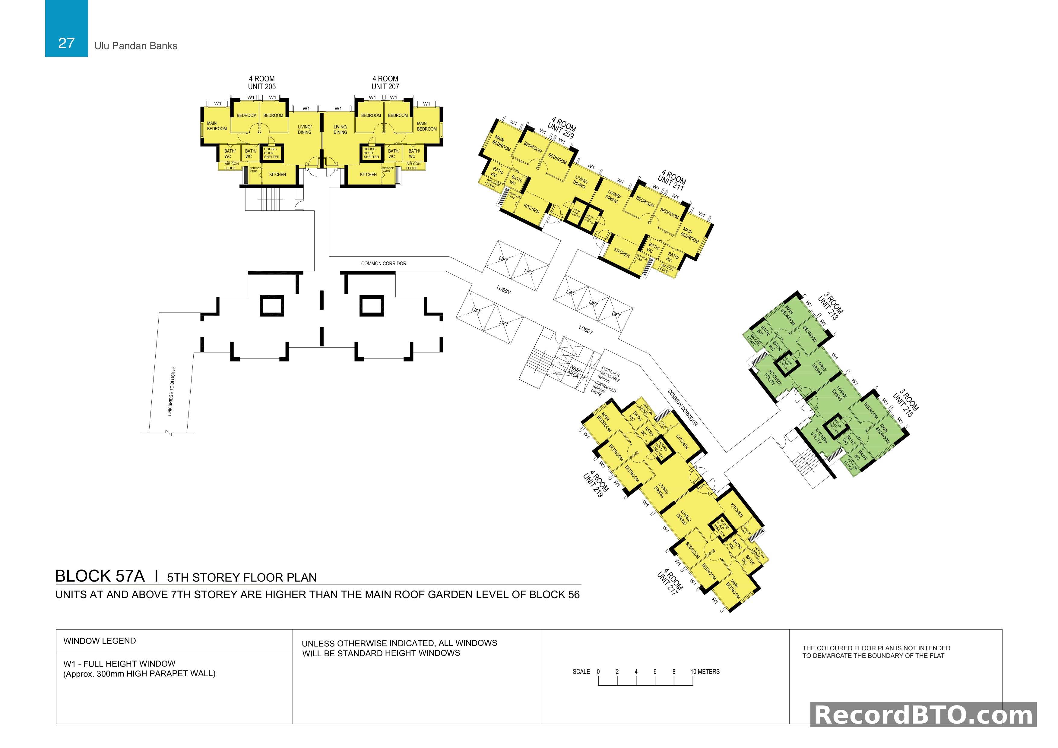 Block 57A: 5th Storey Floor Plan