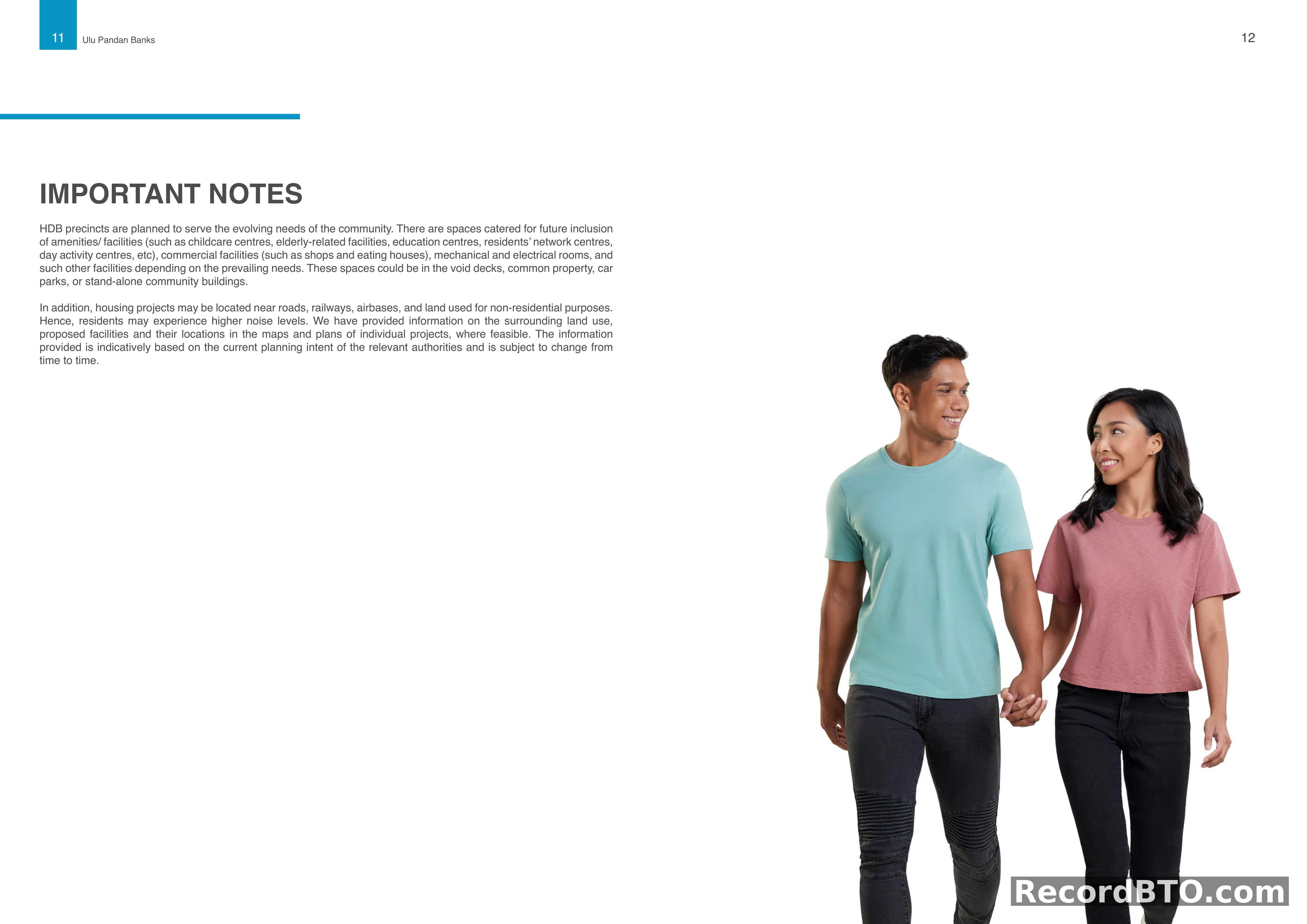 General Important Notes on HDB Precincts and Projects